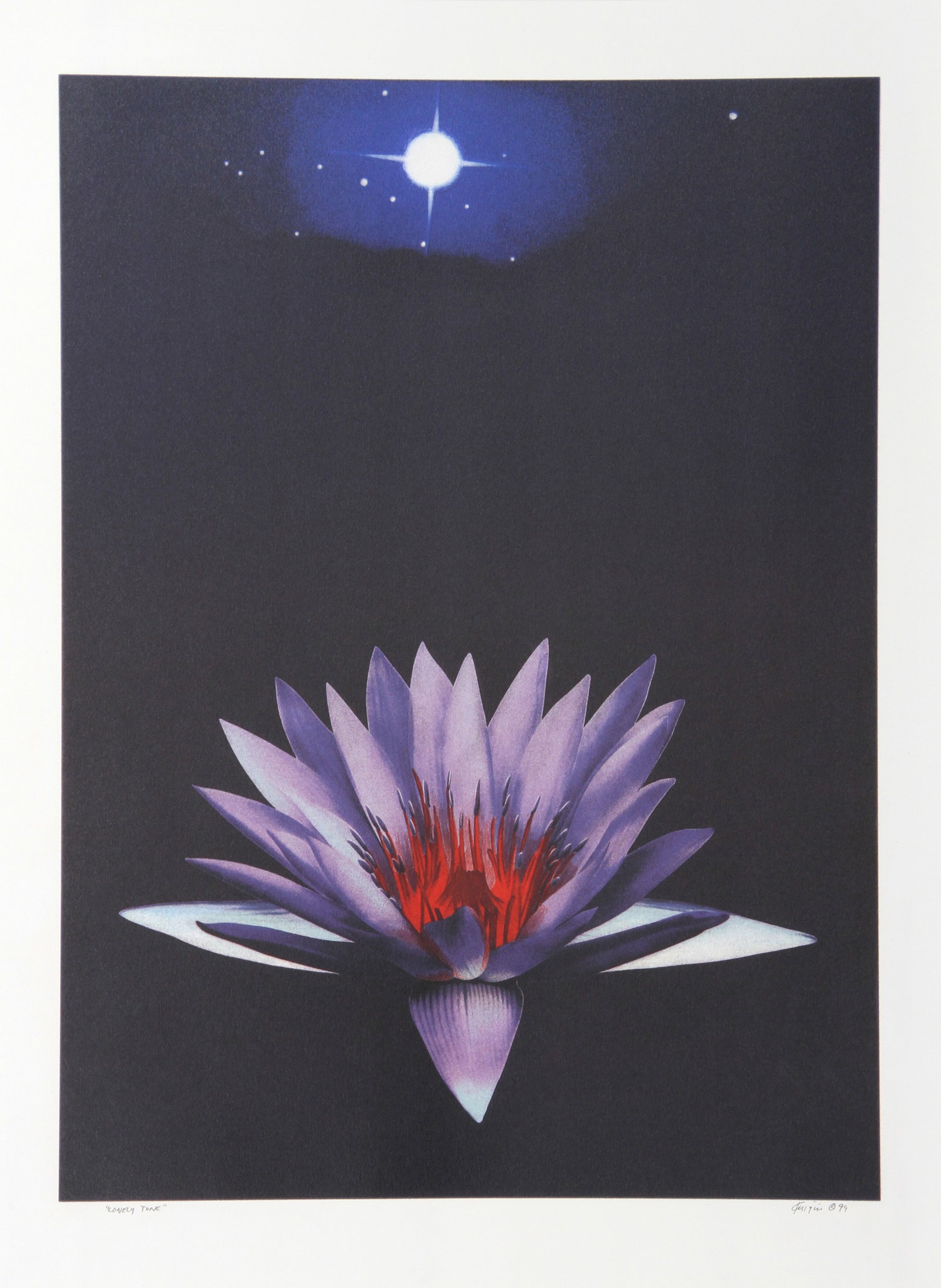 Michael Knigin, Lonely Tune, Lithograph (1 of 2)