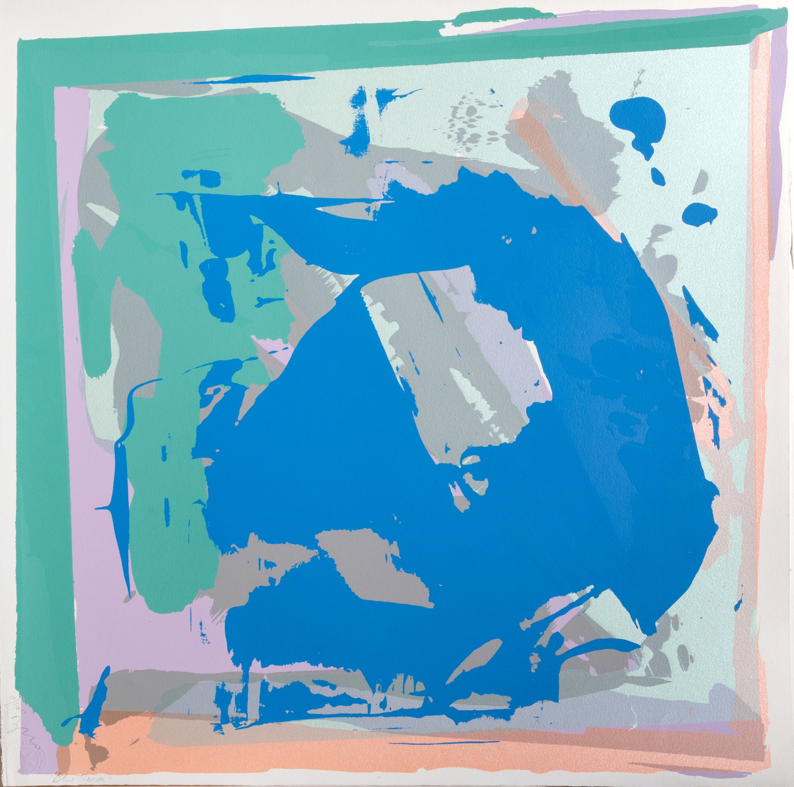 Darryl Hughto, Blue Heron, Screenprint (1 of 4)