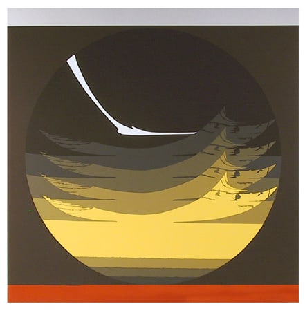 Thomas W. Benton, Gate Series Yellow, Screenprint (1 of 1)