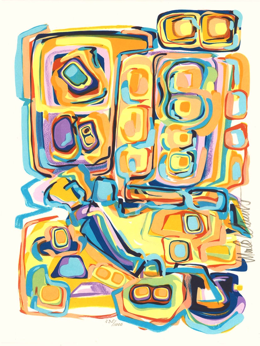 Mark Wiener, International Labour Organisation Turin Centre, Lithograph (1 of 1)