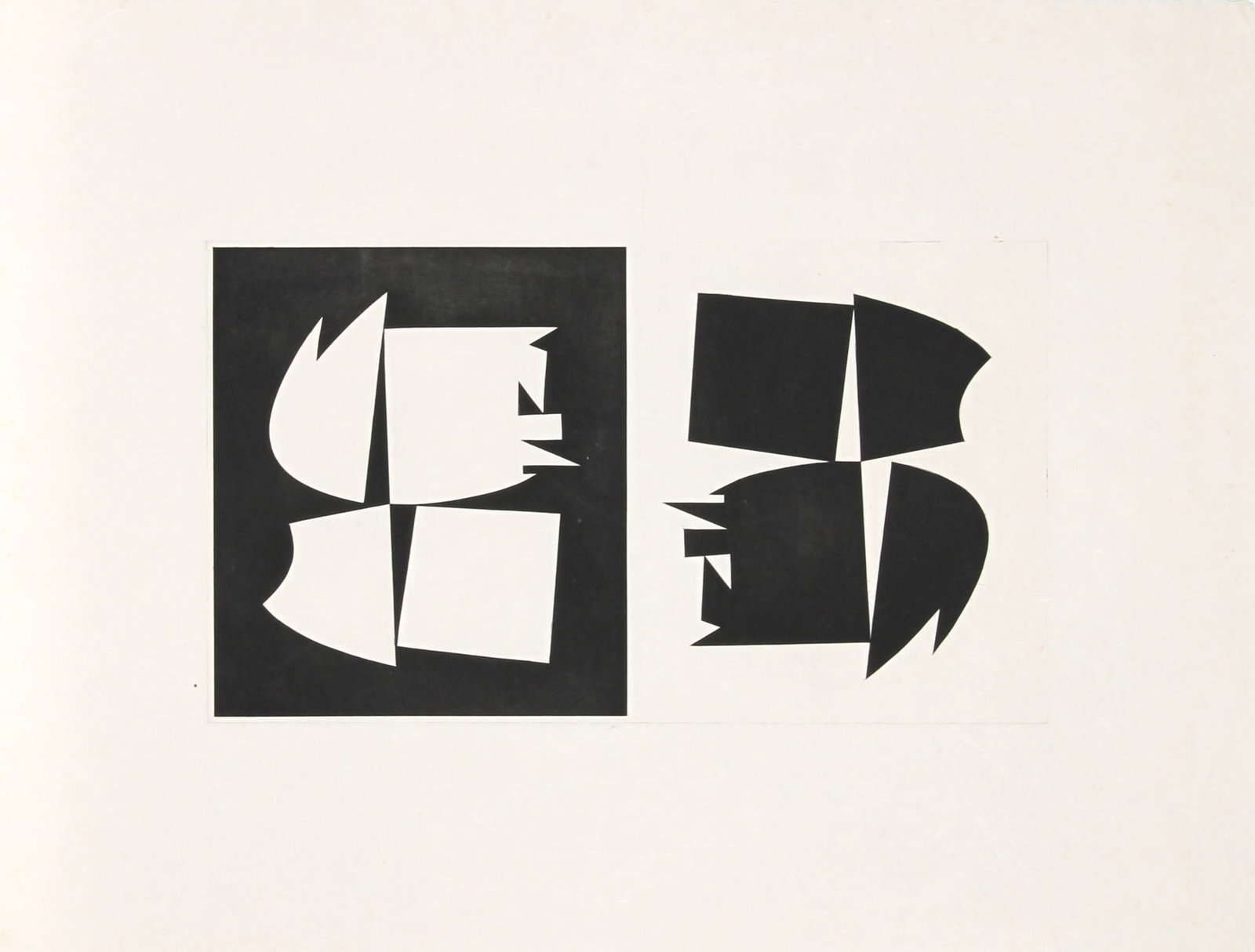 Victor Vasarely, Untitled, Etching: Artist: Victor Vasarely, Hungarian 1908-1997 Title: Untitled Year: 1976 Medium: Etching on Japon (unsigned) Edition: 200 (unnumbered) Size: 26.5 in. x 20 in. (67.31 cm x 50.8 cm)