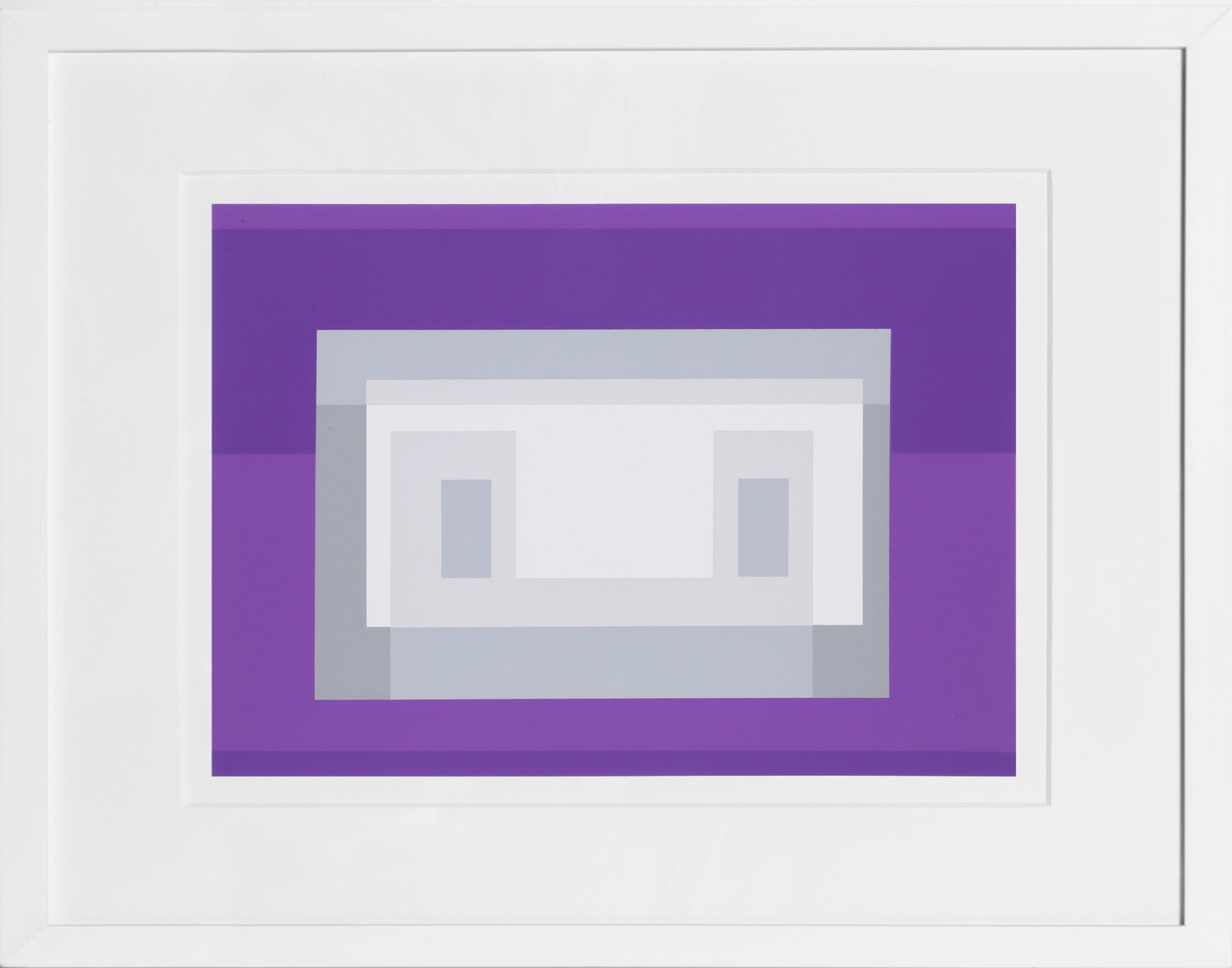 Josef Albers, Variant, Screenprint: Artist: Josef Albers, German 1888-1976 Title: Variant - P2, F18, I1 Portfolio: Formulation: Articulation Year: 1972 Medium: Screenprint on Mohawk Superfine Bristol paper Edition: 1000 Image Size: 11.5
