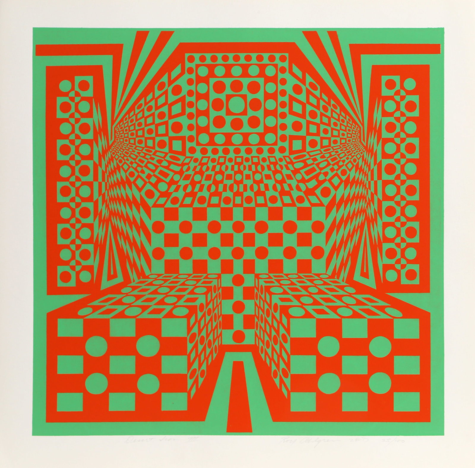 Roy Ahlgren, Desert Icon III, Screenprint (1 of 4)
