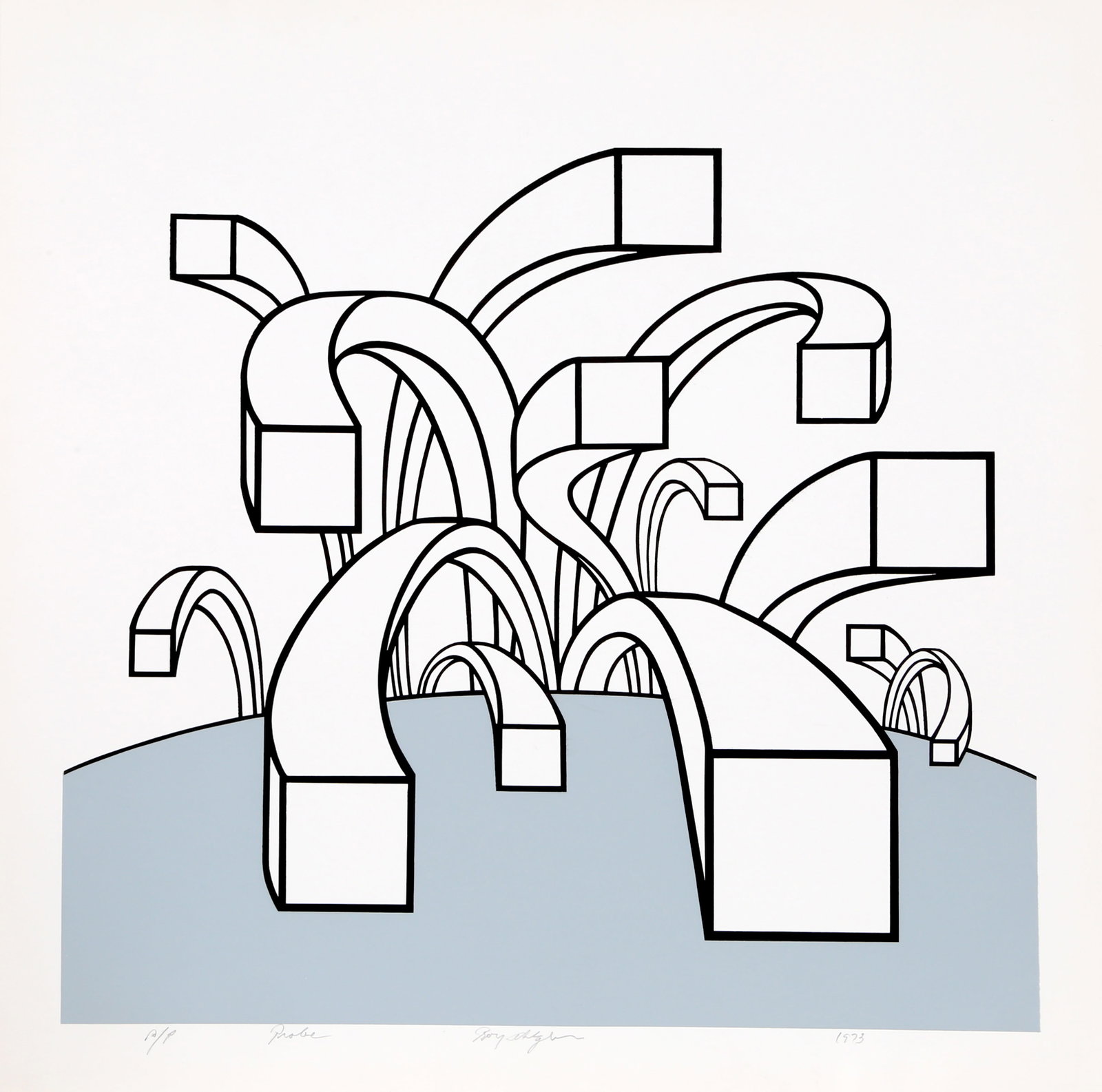 Roy Ahlgren, Probe, Screenprint (1 of 2)