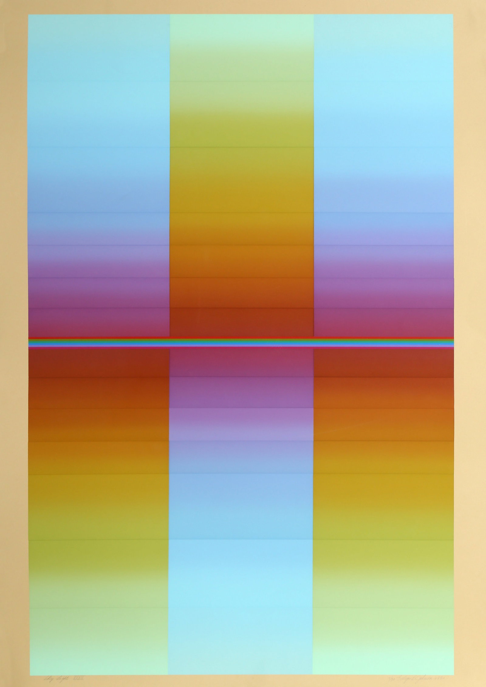 Evelyn B. Johnson, Skylight XXXII, Screenprint (1 of 4)