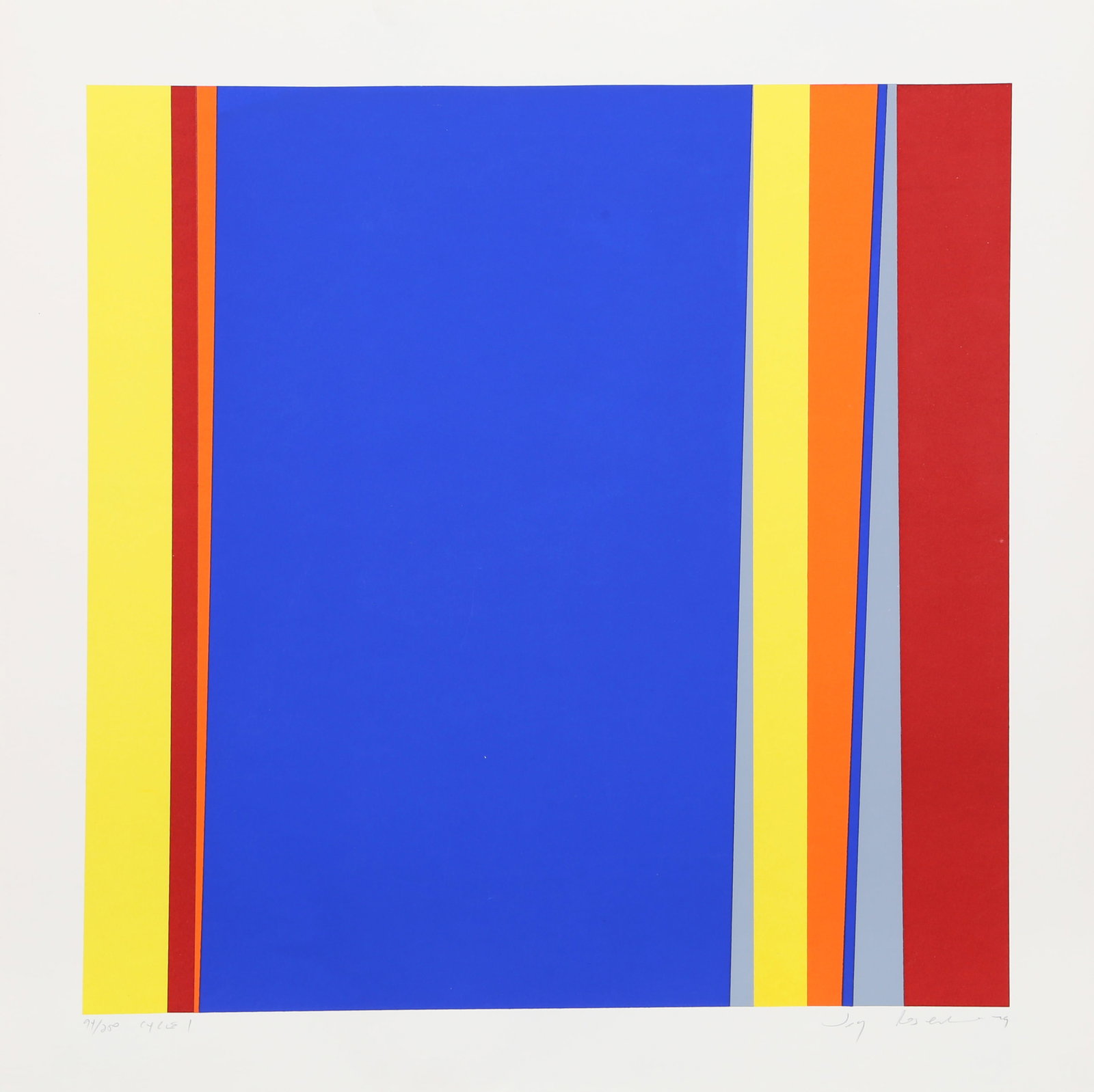 Jay Rosenblum, Cycle 1, Screenprint (1 of 2)