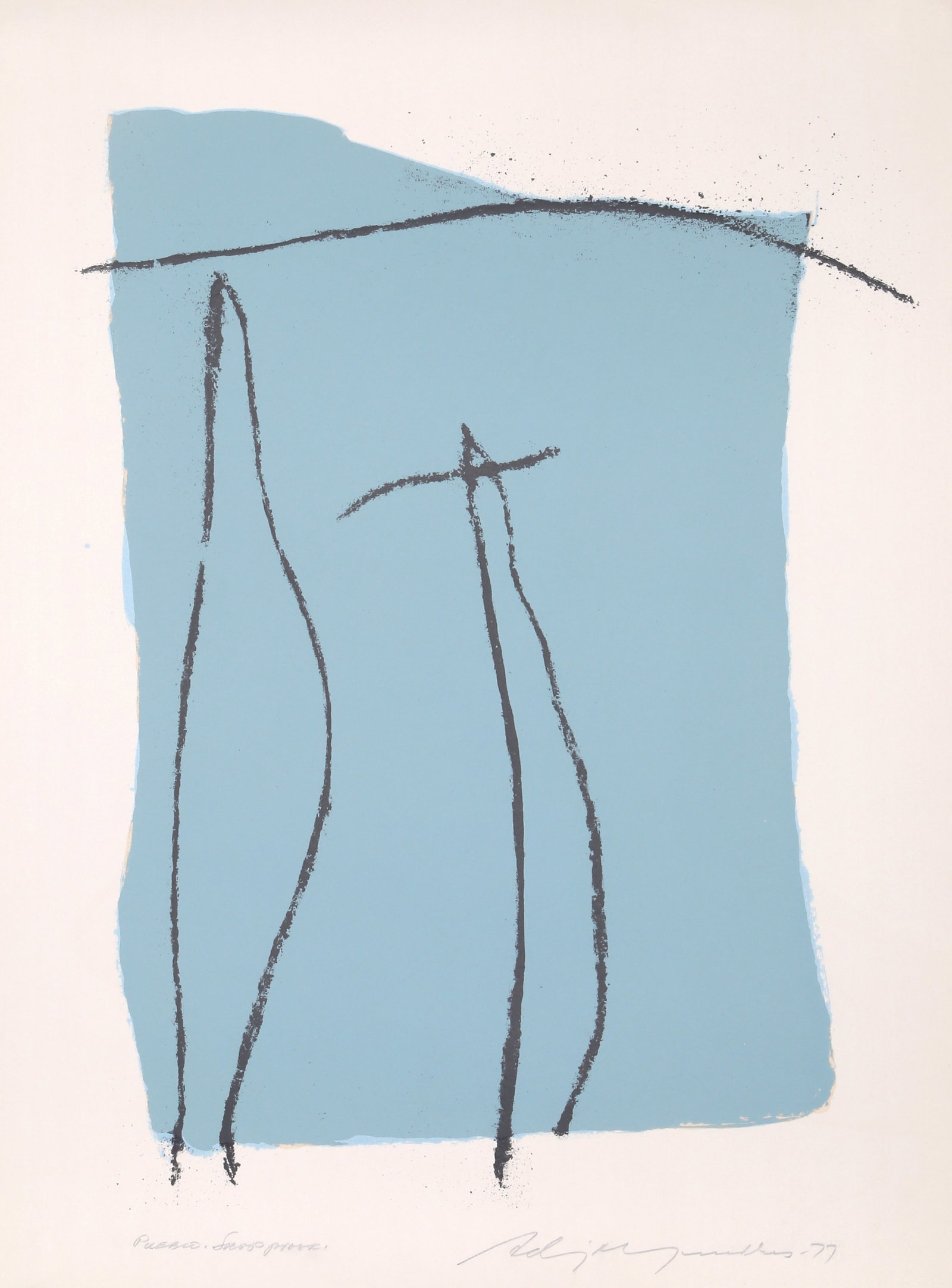 Adja Yunkers, Pueblo, Lithograph (1 of 1)