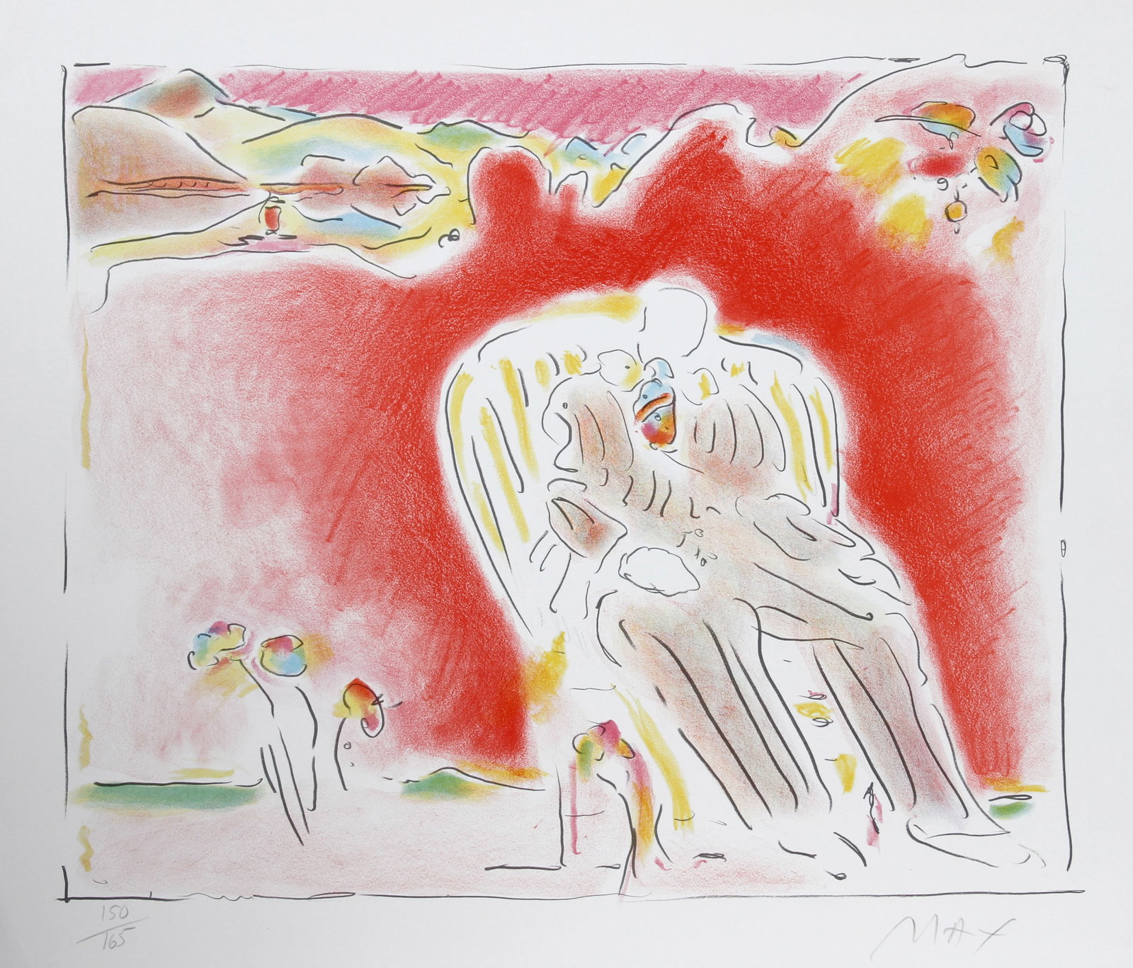 Peter Max, The Garden, Lithograph (1 of 3)