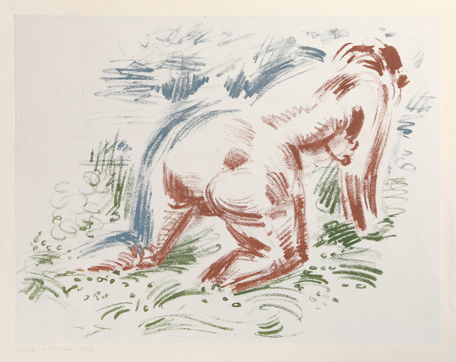 Andre Masson, Baigneuse Sortant de L'eau, Lithograph (1 of 4)