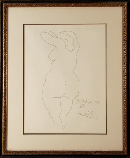 Pablo Picasso, Femme vue de Dos, Etching (1 of 1)