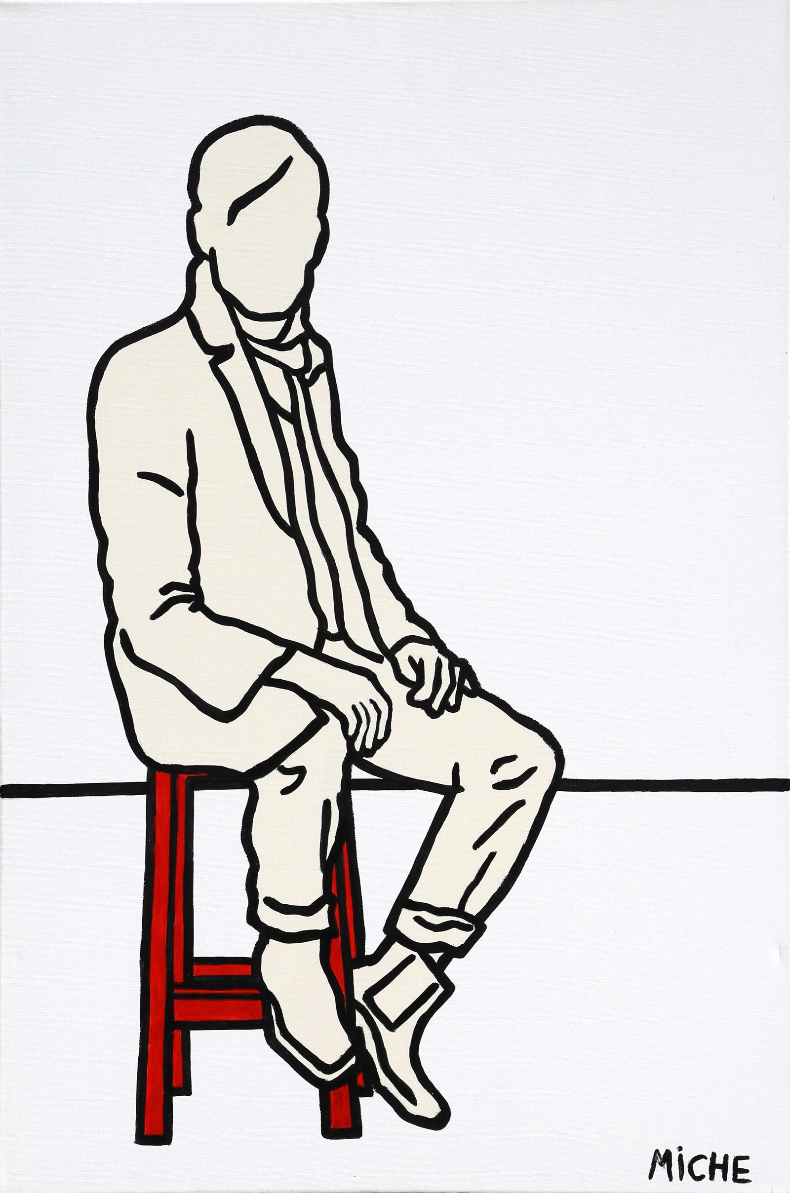 Miche Watkins, Ben, Painting (1 of 5)