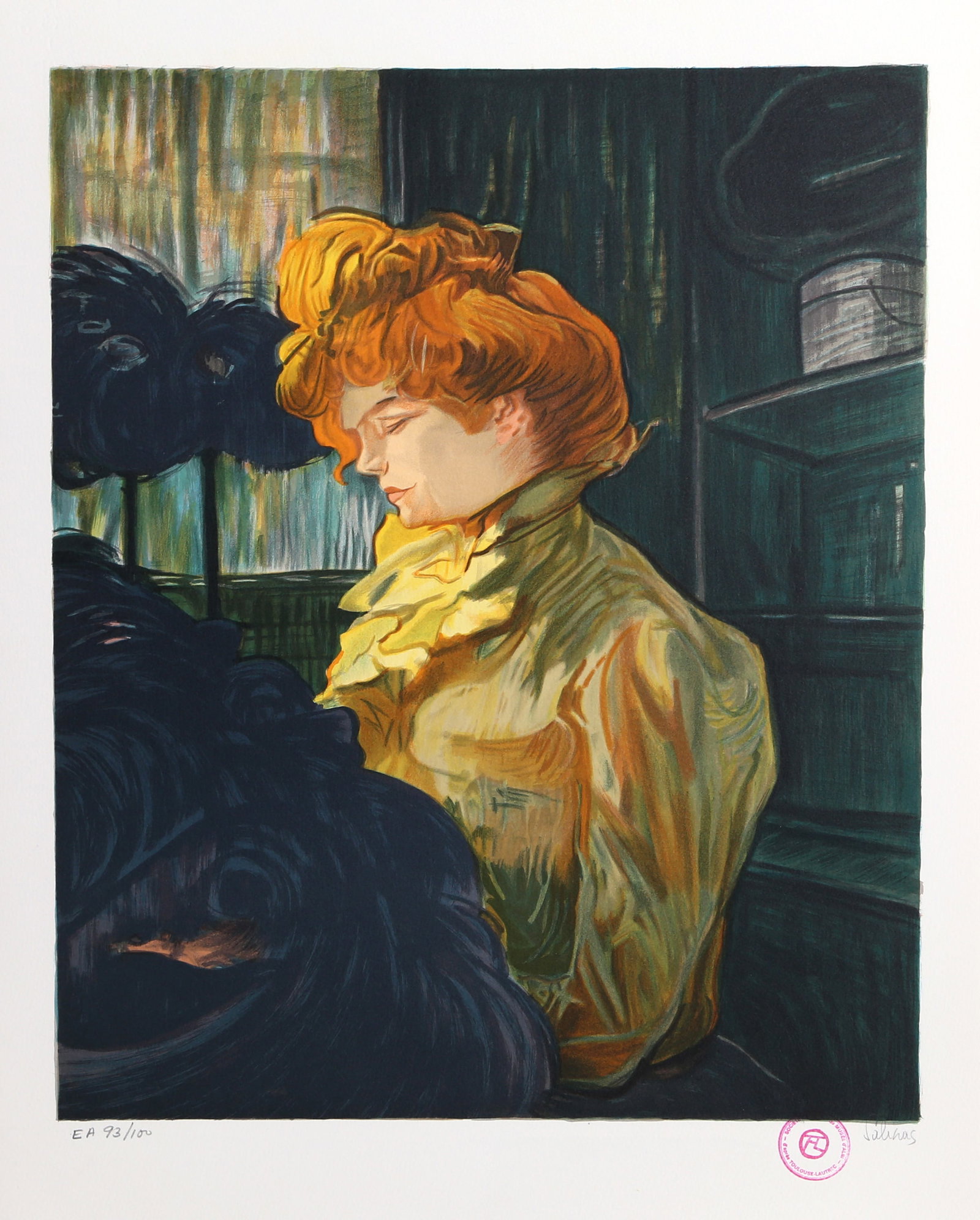 Laurent Marcel Salinas, La Modiste, Lithograph (1 of 2)