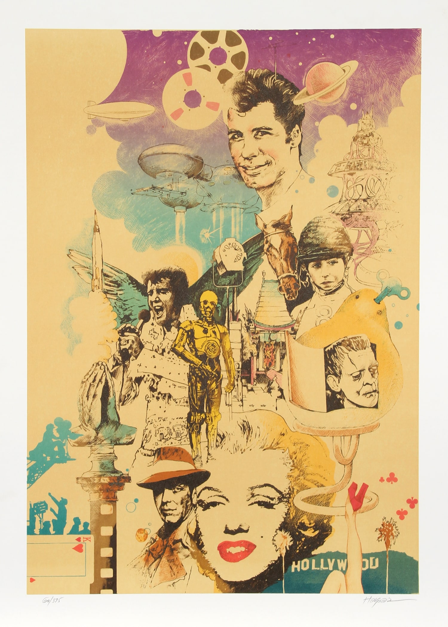 Ari Harpaz, Hollywood II, Lithograph (1 of 2)