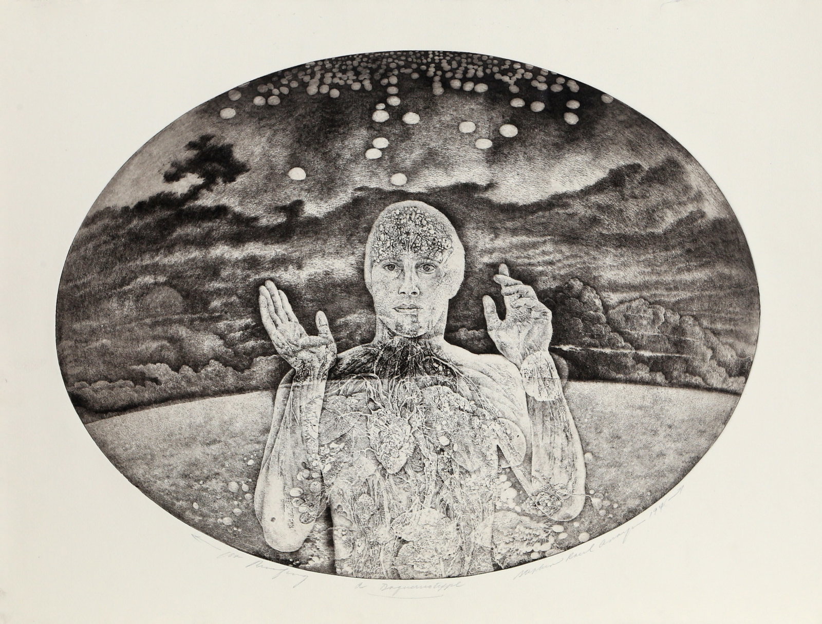 Stephen Raul Anaya, A Daguerreotype, Etching (1 of 3)