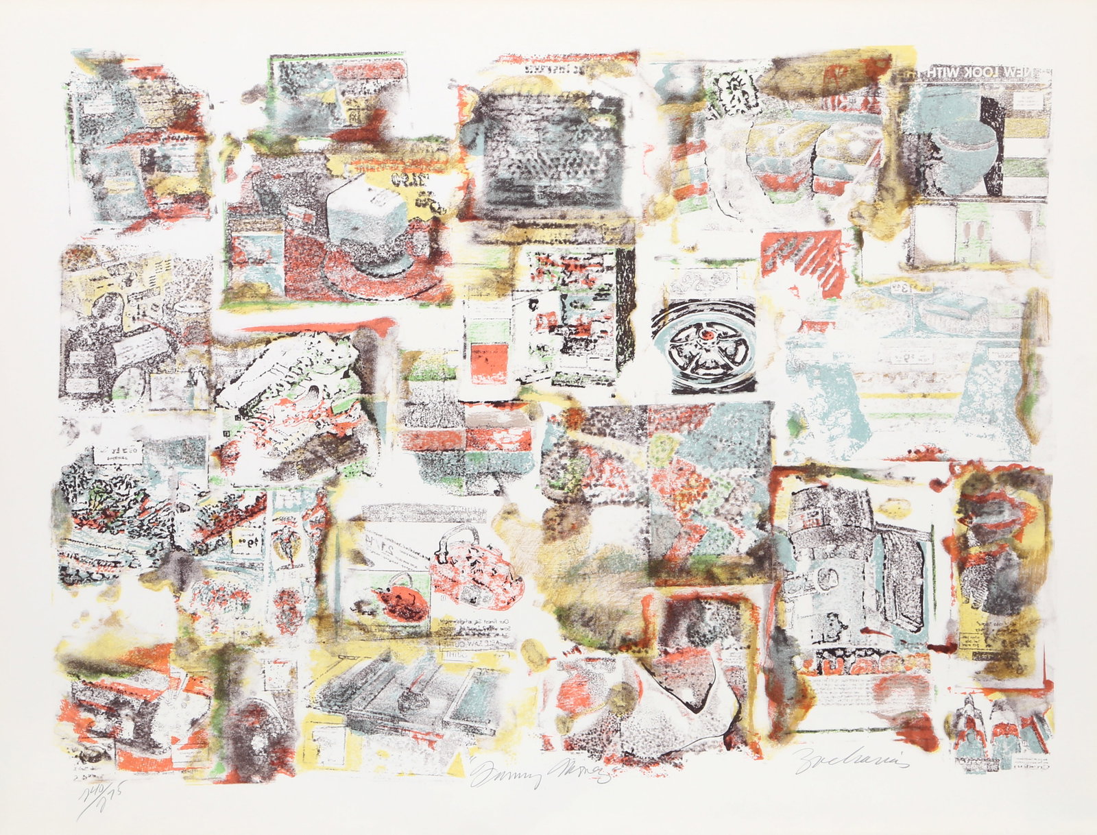 Athos Zacharias, Funny Money, Lithograph (1 of 3)