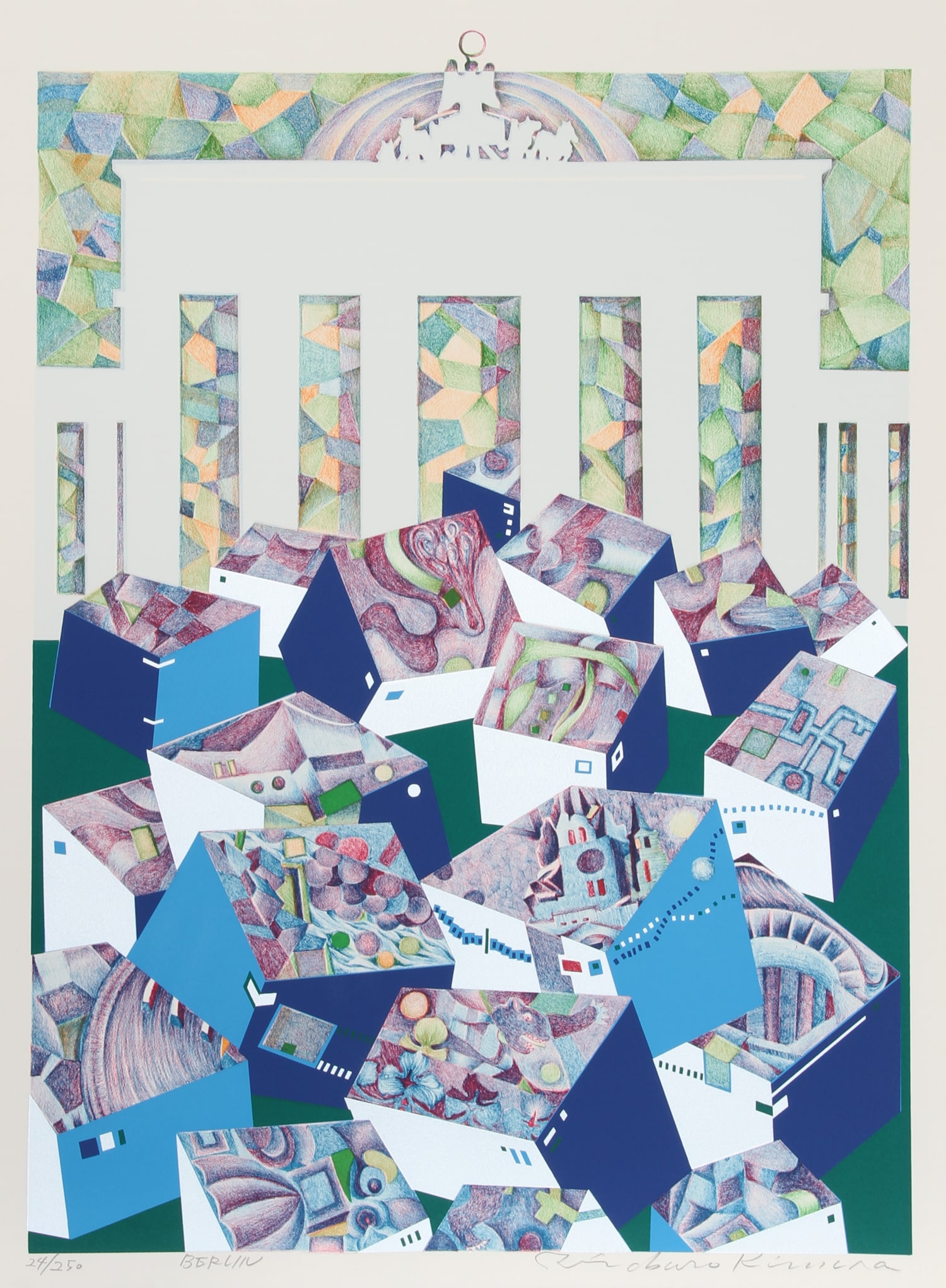 Risaburo Kimura, Berlin, Screenprint (1 of 3)