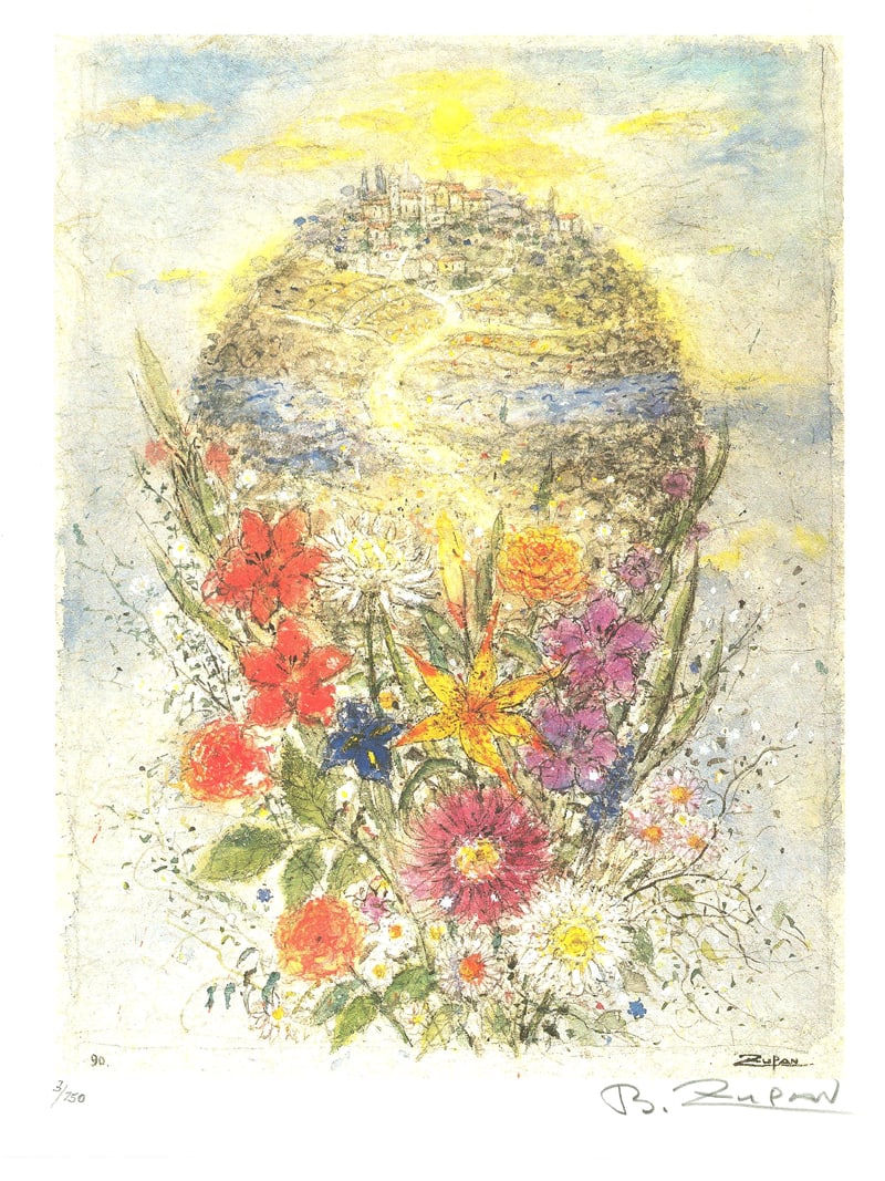 Bruno Zupan, My Friend the Earth, Lithograph (1 of 1)