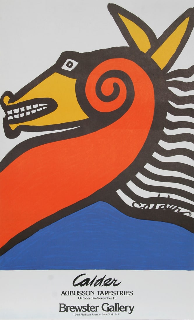 After Alexander Calder, Exhibition at Brewster Gallery, Lithograph Poster (1 of 1)