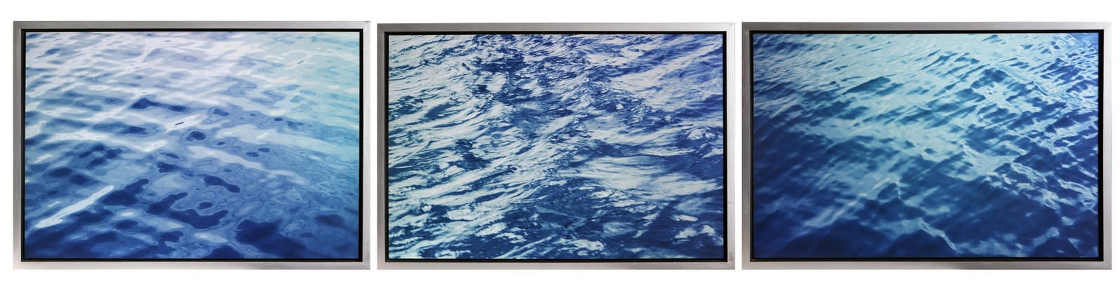 Anette Larsson, Waves, Metallic Chromogenic Print Triptych: Artist: Anette Larsson, Swedish (1964 ? ) Title: Waves Year: 2002 Medium: Metallic Chromogenic Print Triptych Edition: 2/3 Size: 20 x 30 in. (50.8 x 76.2 cm) each Frame Size: 22 x 32 inches each Descr