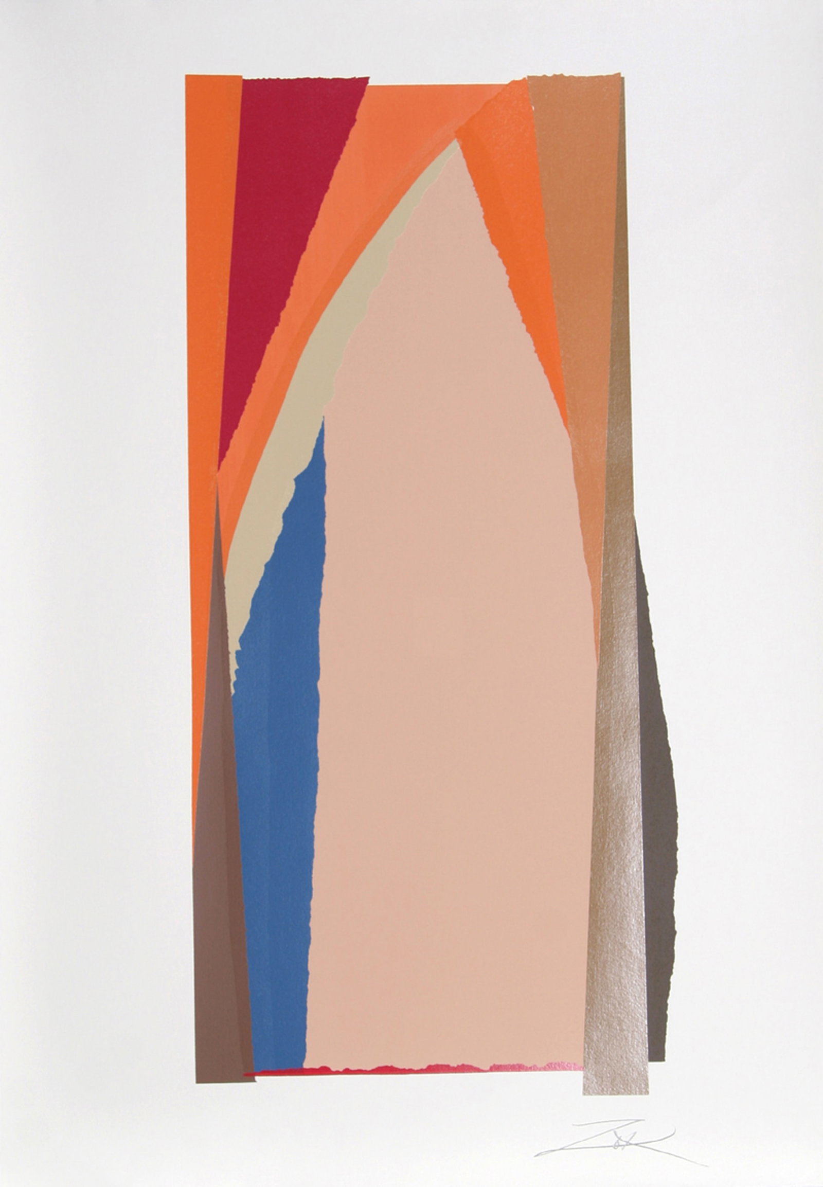 Larry Zox, Bonac II, Screenprint (1 of 2)