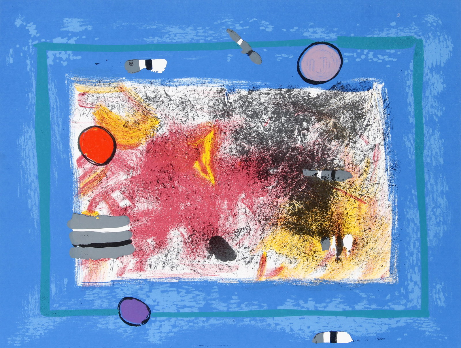 William Taggart, Versatile #1, Screenprint: Artist: William Taggart, American (1936 - 2007) Title: Versatile #1 Year: 1979 Medium: Screenprint, Signed and Numbered in Pencil Edition: AP 30 Size: 24 in. x 32 in. (60.96 cm x 81.28 cm) Publisher: 