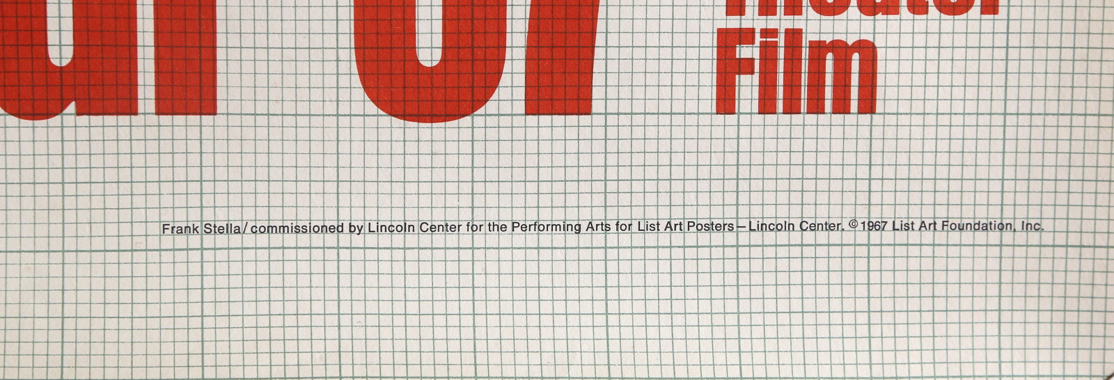 Frank Stella, Lincoln Center Festival, Offset Lithograph Poster - 4