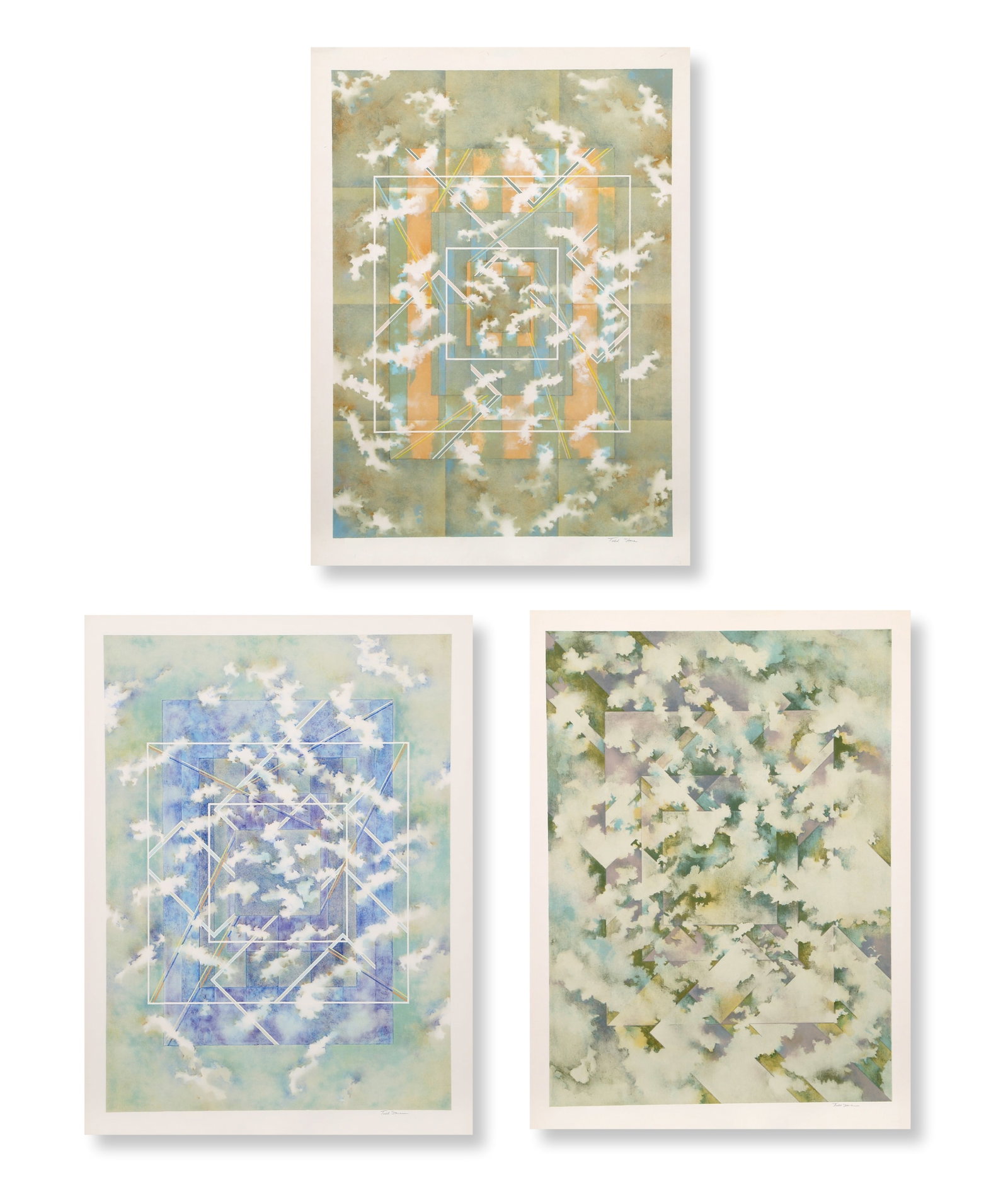 Todd Stone, Three Lithographs, Passage I, II, and III (1 of 6)
