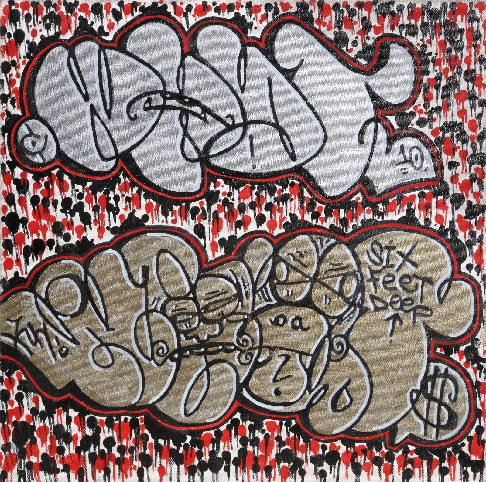 SFD (aka Six Feet Deep), Graffiti Painting (1 of 2)
