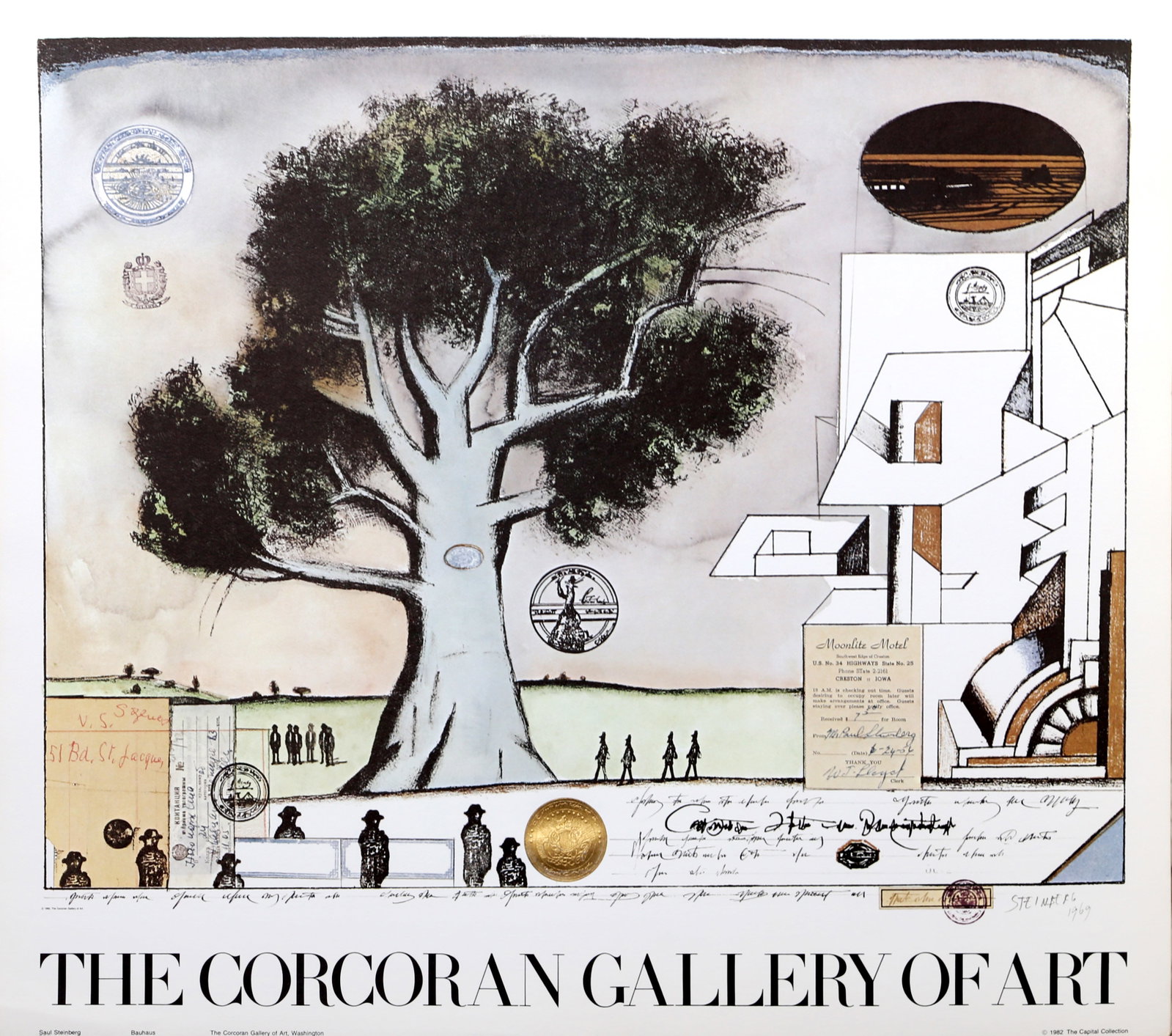 Saul Steinberg, Bauhaus, The Corcoran Gallery of Art, Poster (1 of 4)