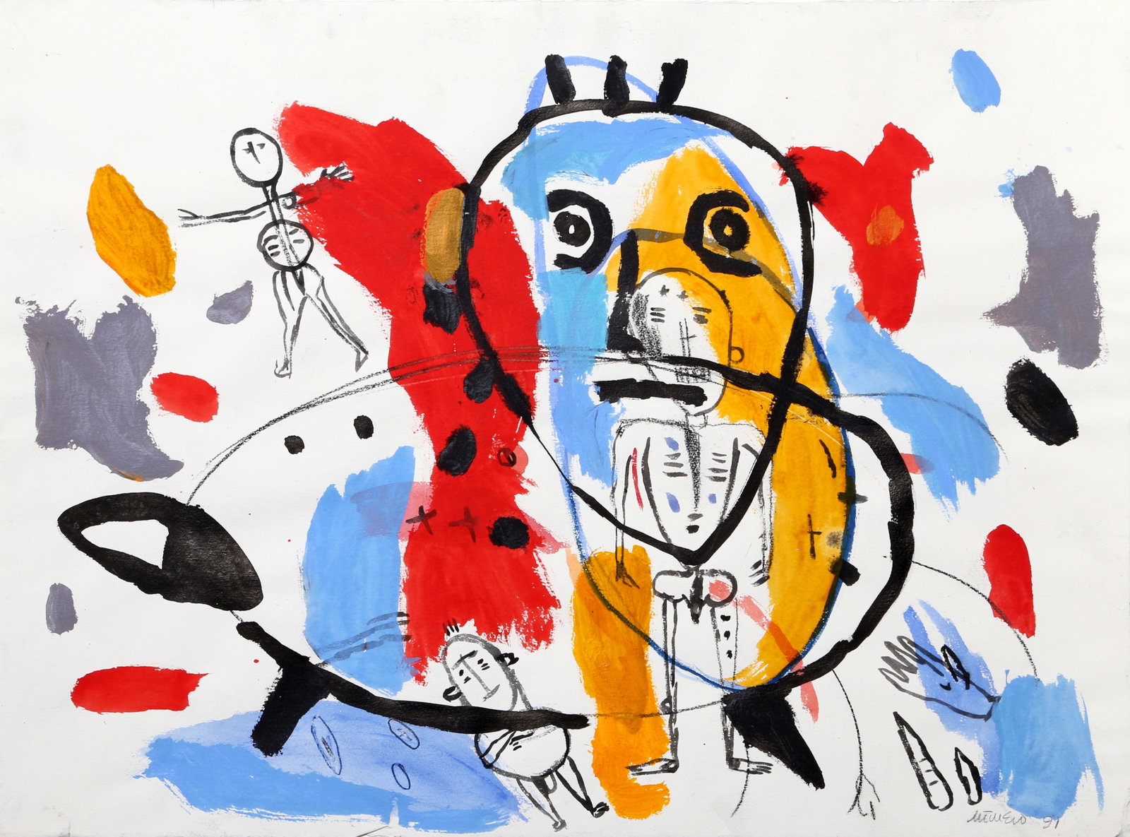 Maria Teresa Viecco, Retrato 7, Drawing (1 of 3)