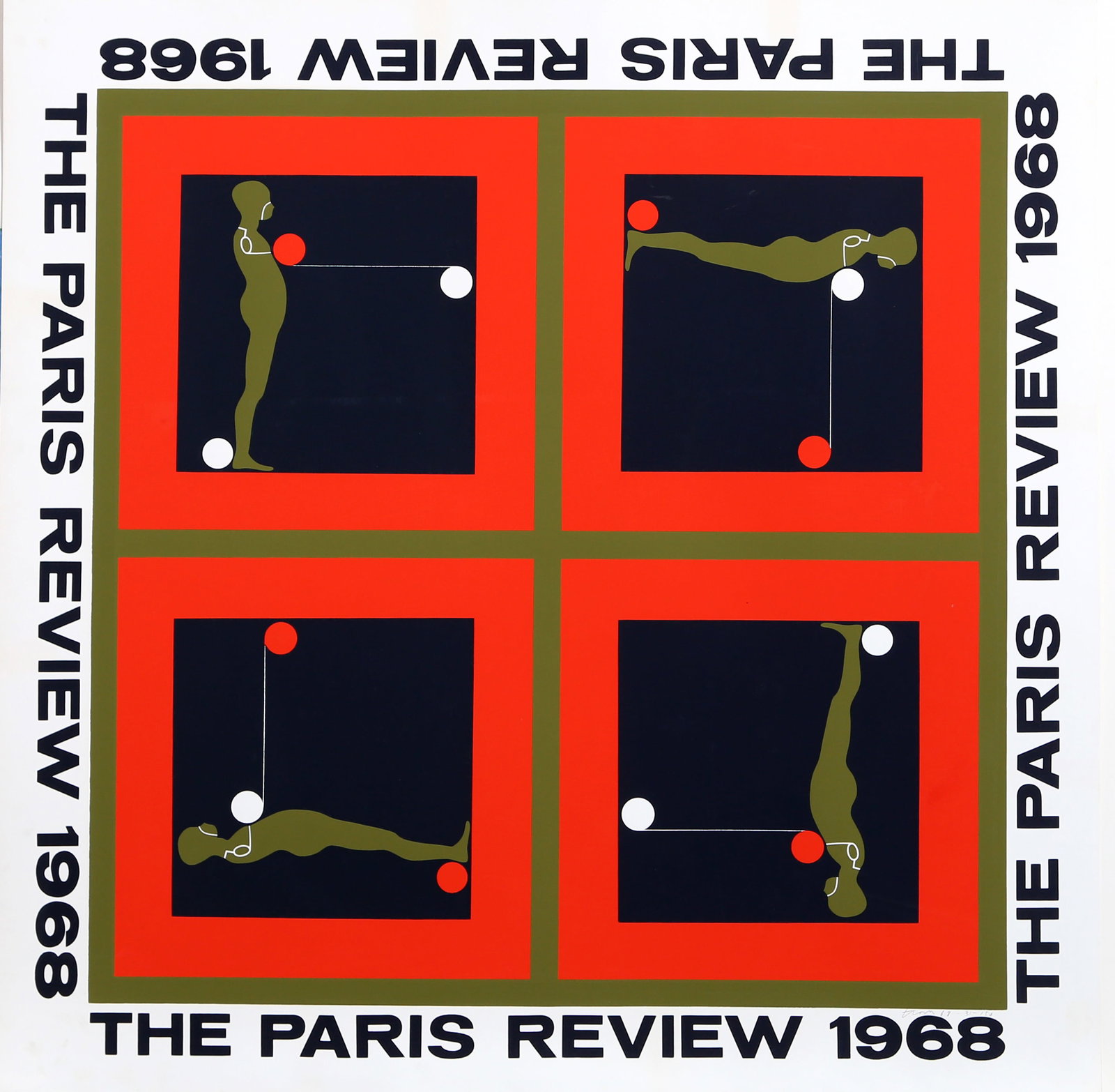 Ernest Tino Trova, Paris Review, Screenprint (1 of 2)