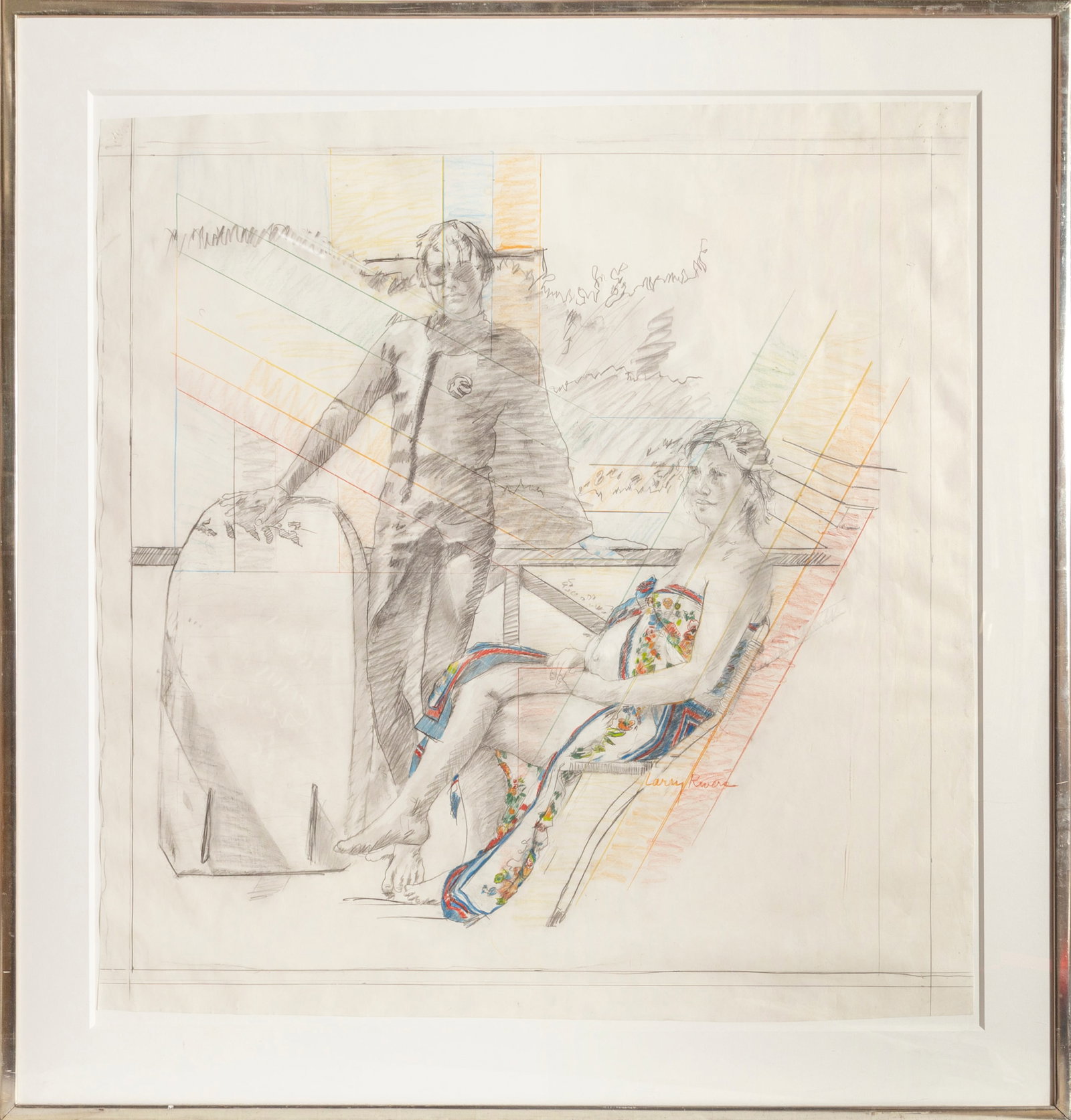 Larry Rivers, Summer Pregnancy Drawing (1 of 8)