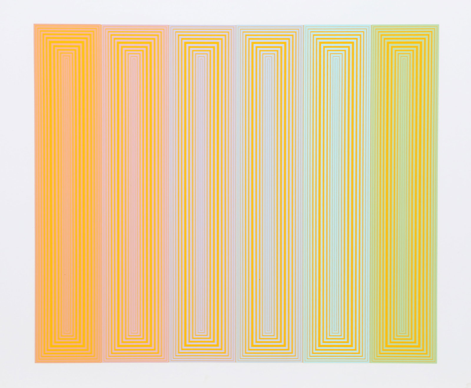 Richard Anuszkiewicz, Sun Keyed, Screenprint (1 of 2)