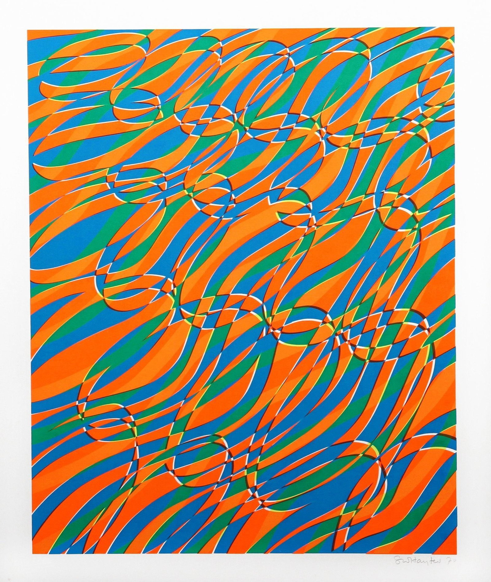 Stanley William Hayter, from the Aquarius Suite, Screenprint (1 of 2)
