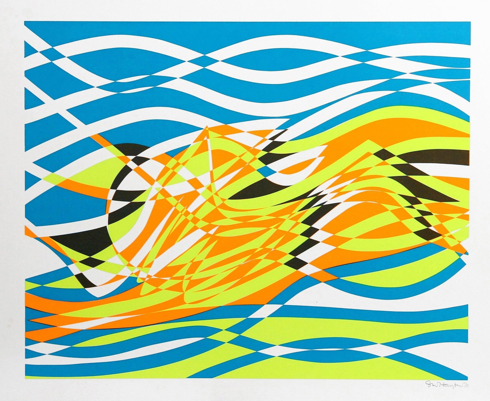 Stanley William Hayter, from the Aquarius Suite, Screenprint (1 of 2)