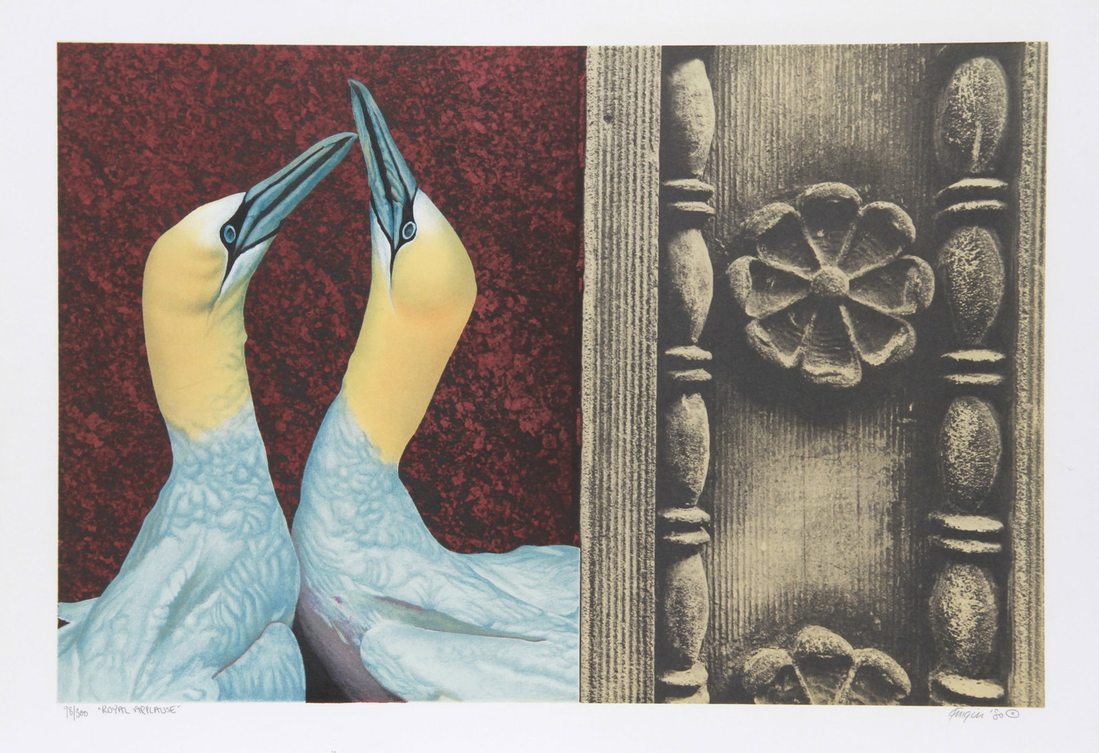 Michael Knigin, Royal Applause, Screenprint (1 of 3)