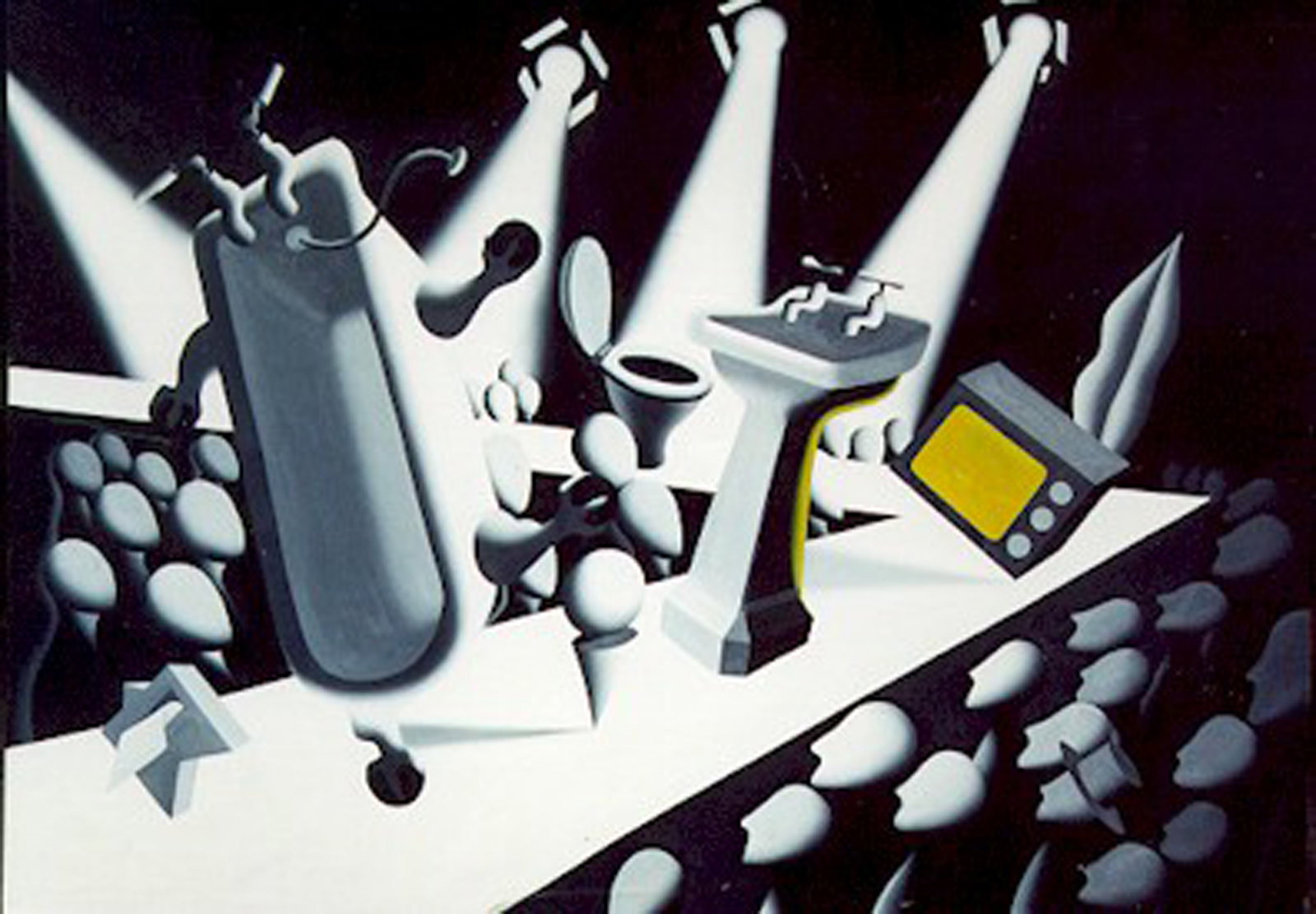 Mark Kostabi, American Standards, Painting (1 of 1)