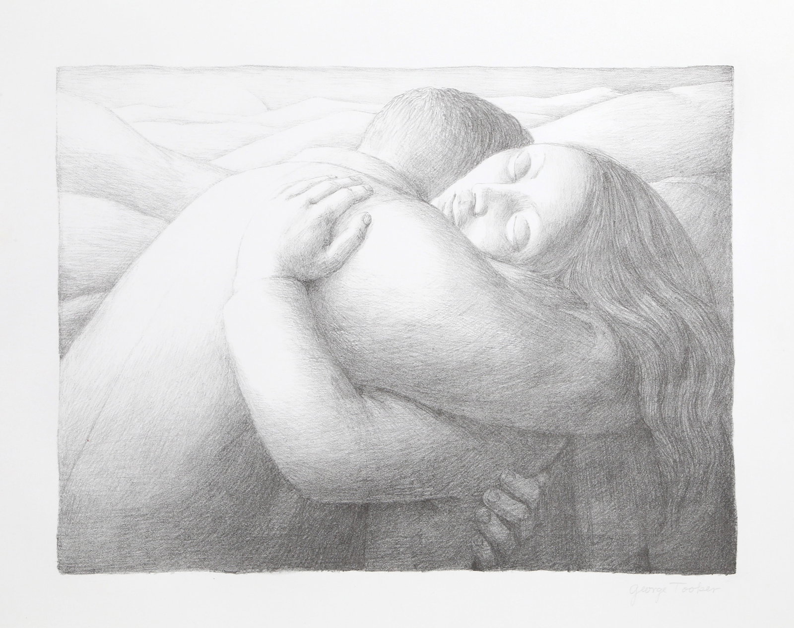 George Tooker, Embrace, Lithograph (1 of 2)