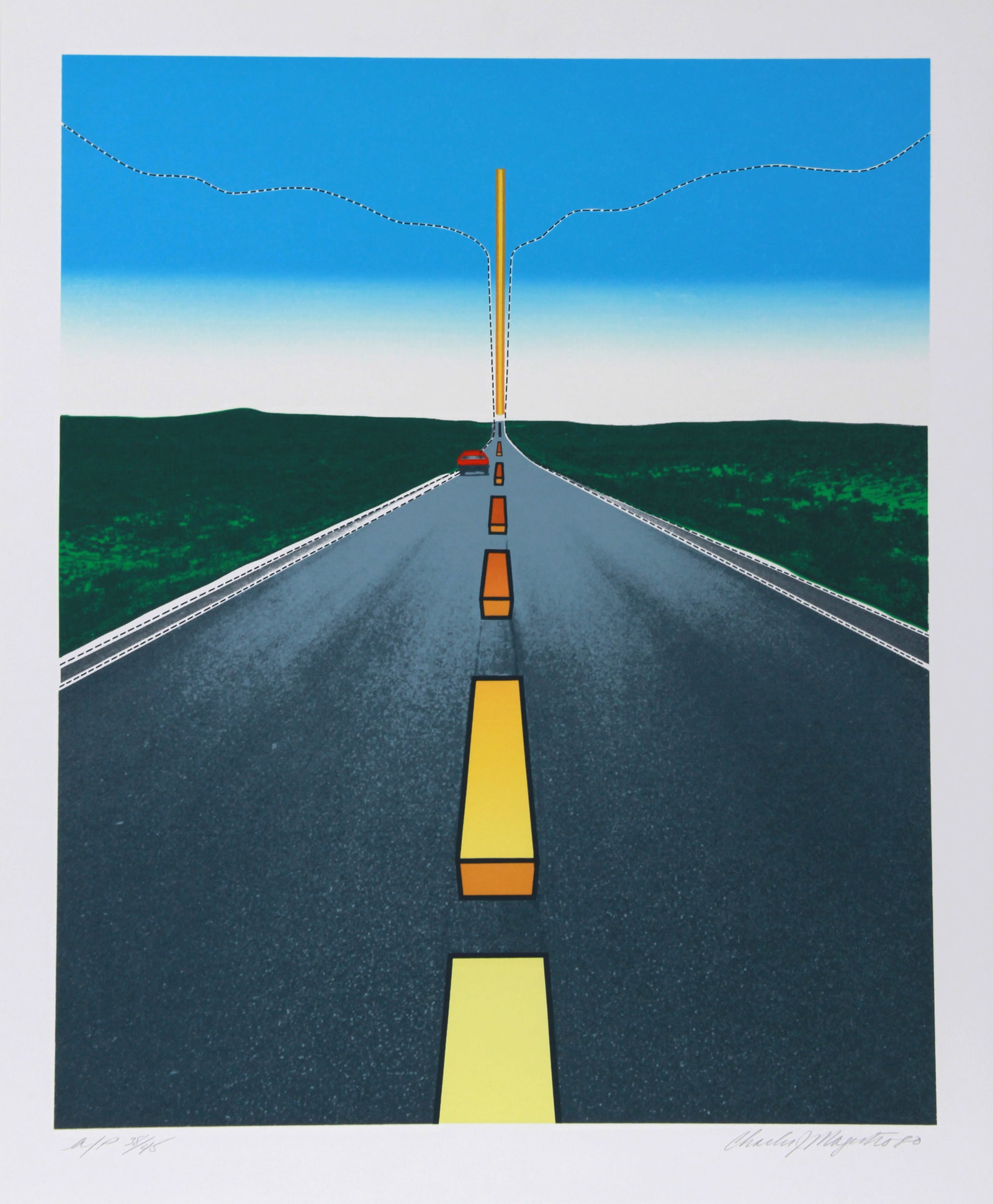 Charles Magistro, Great American Landscape I, Screenprint (1 of 2)