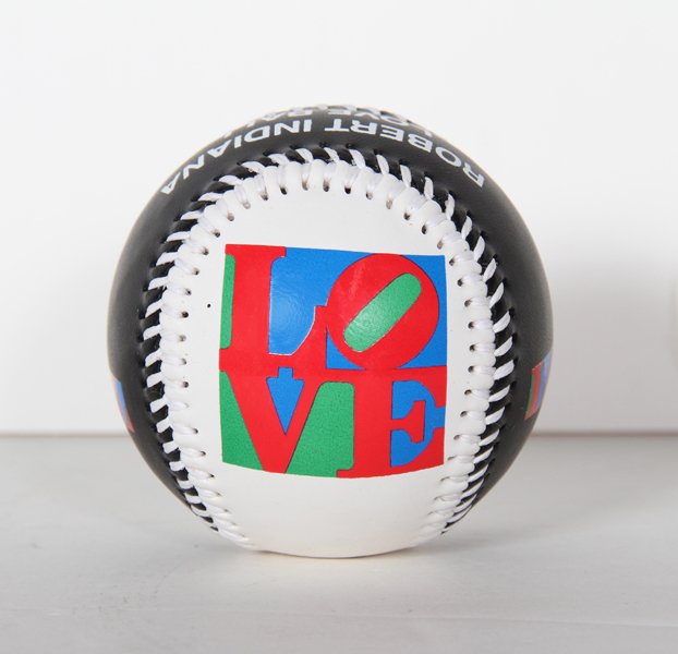 Robert Indiana, LOVE Collectible Baseball: Artist: Robert Indiana, American (1928 - ) Title: Love Ball Medium: Collectible Baseball Size: 3 x 3 in. (7.62 x 7.62 cm)
