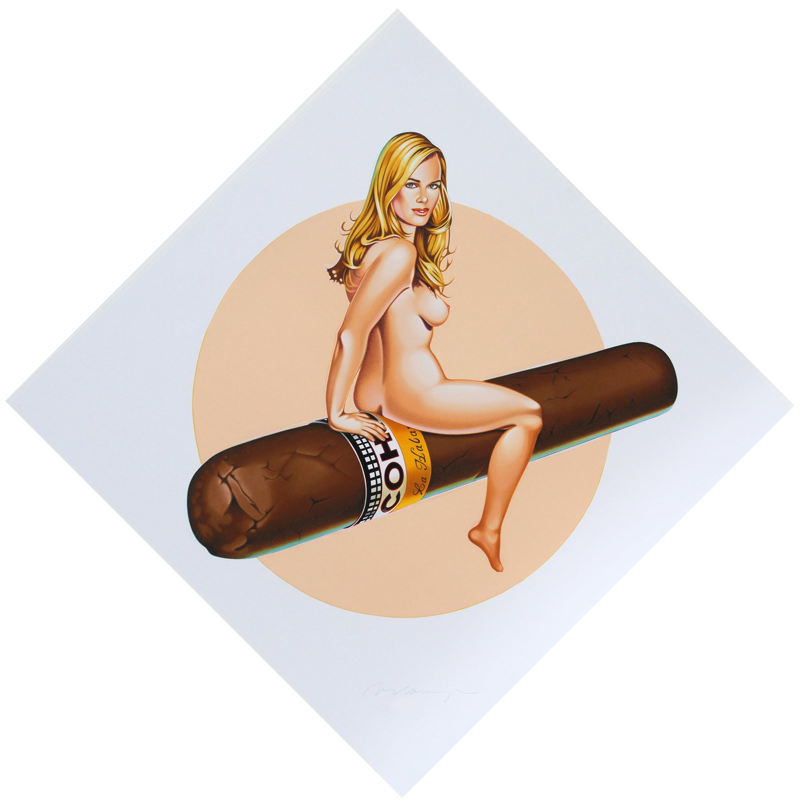 Mel Ramos, Hav a Havana VI, Lithograph (1 of 2)