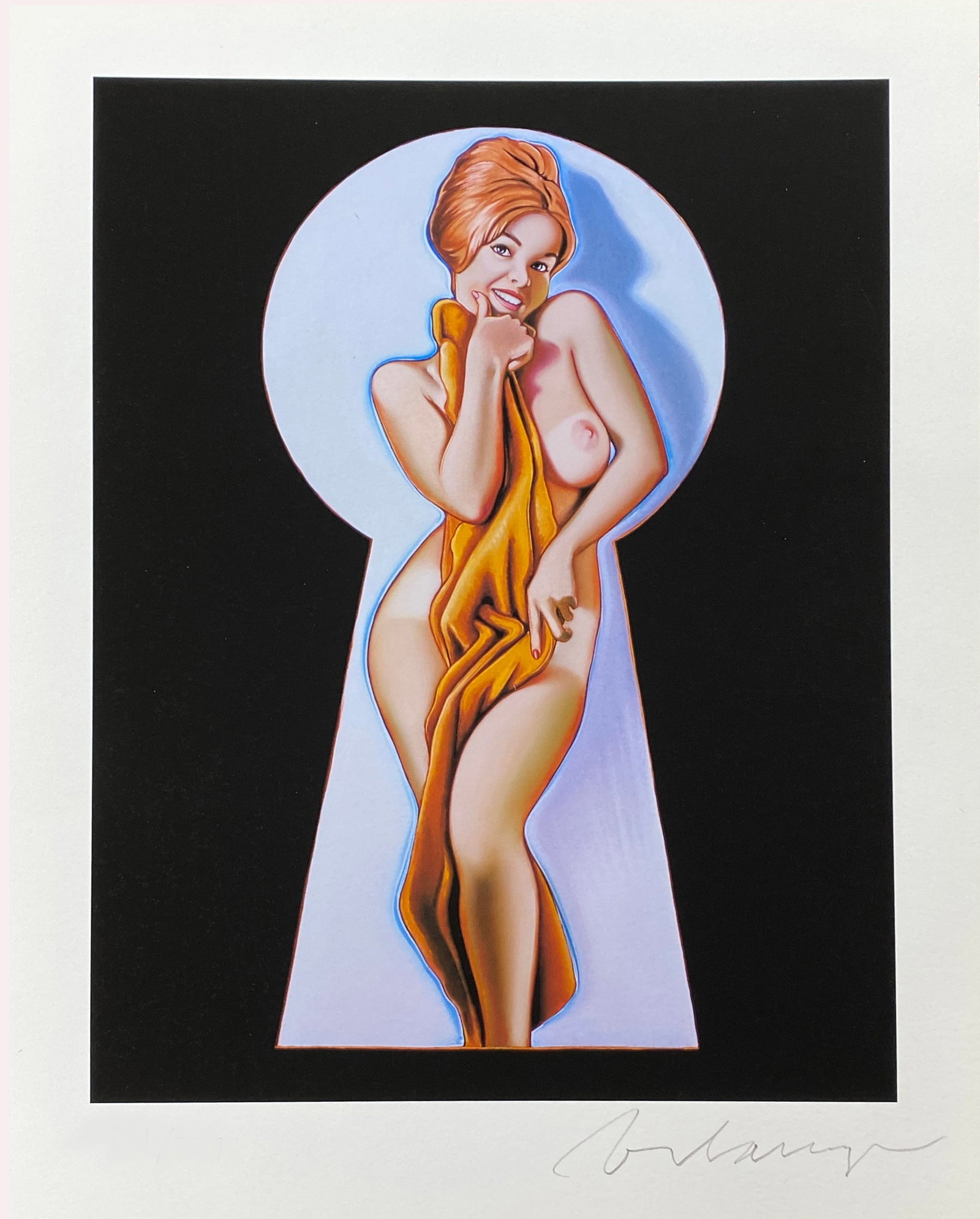 Mel Ramos, Peek a Boo, Print Catalogue with Lithograph (1 of 5)