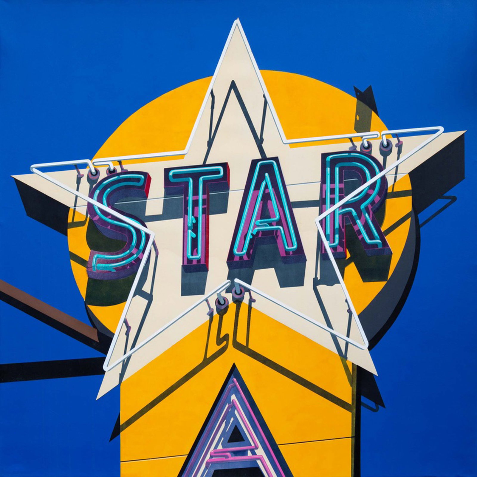 Robert Cottingham, Star (Hollywood), Screenprint (1 of 1)