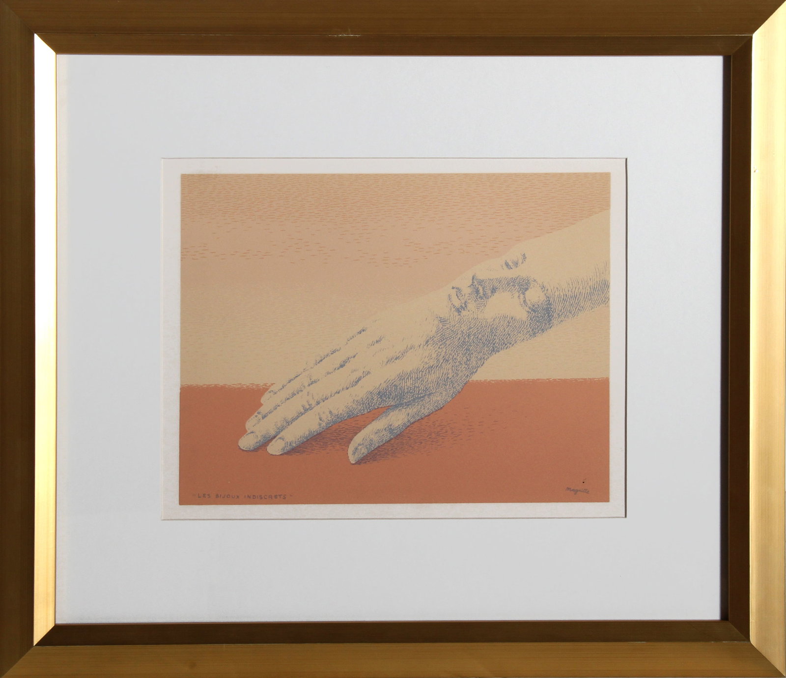 after Rene Magritte, Les Bijoux Indiscrets (The Indiscrete Jewels), Lithograph (1 of 3)