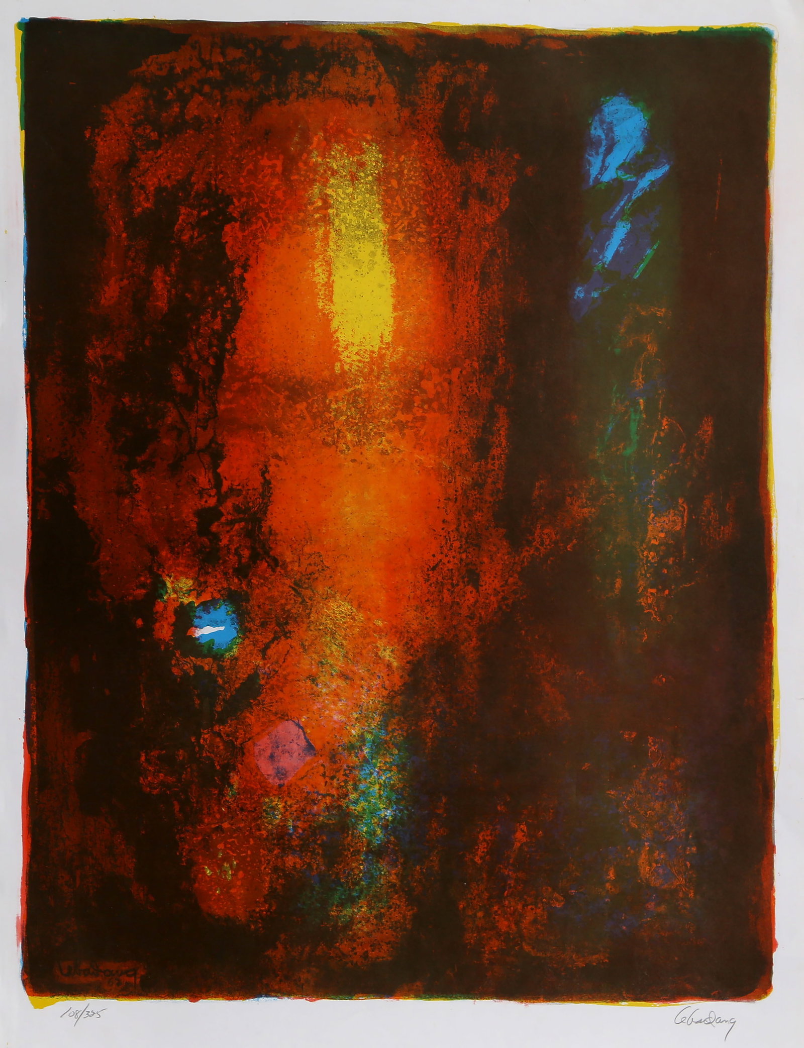 Lebadang (aka Hoi), Lumiere Cassee, Lithograph (1 of 4)