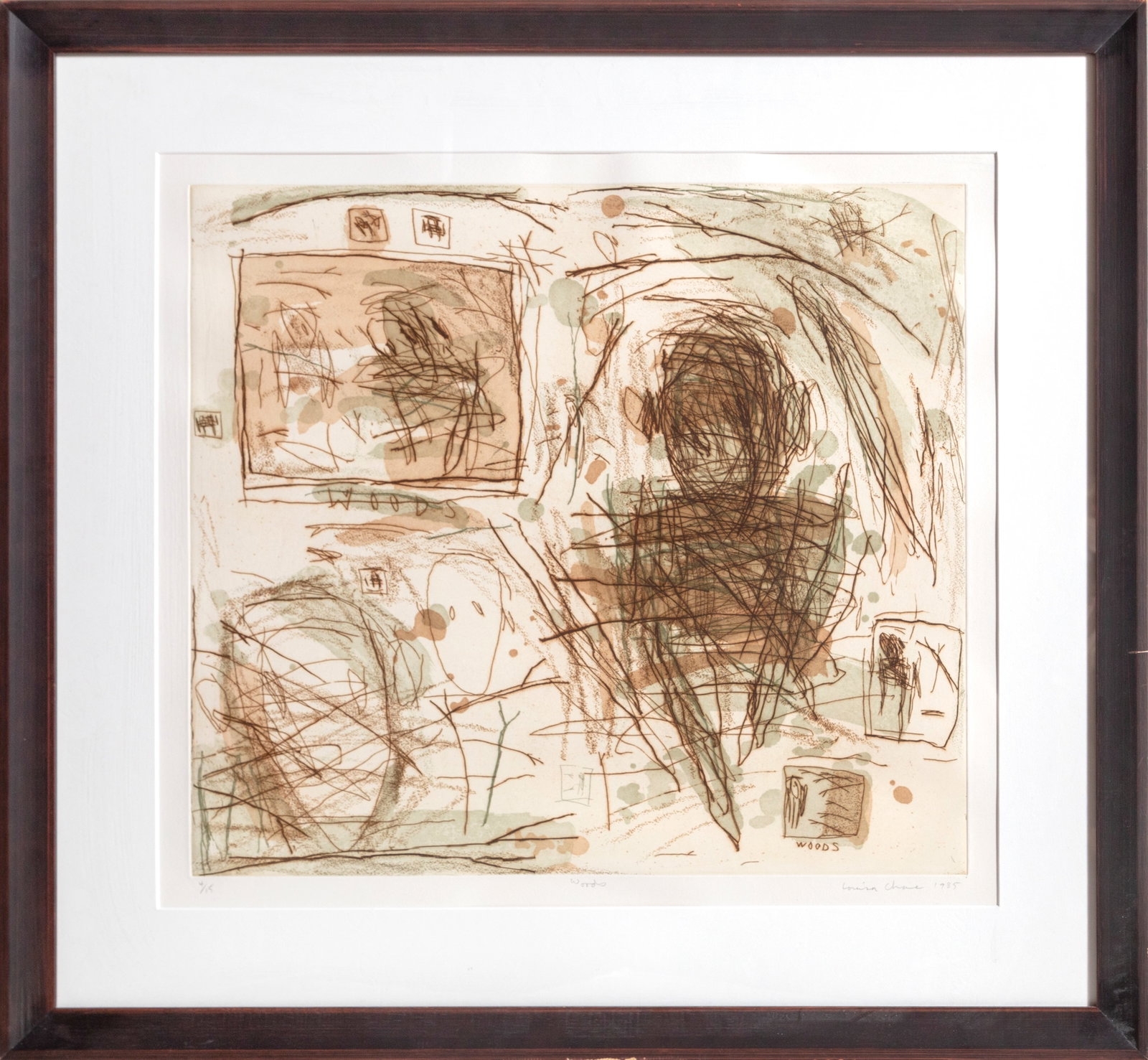 Louisa Chase, Woods, Aquatint Etching (1 of 6)