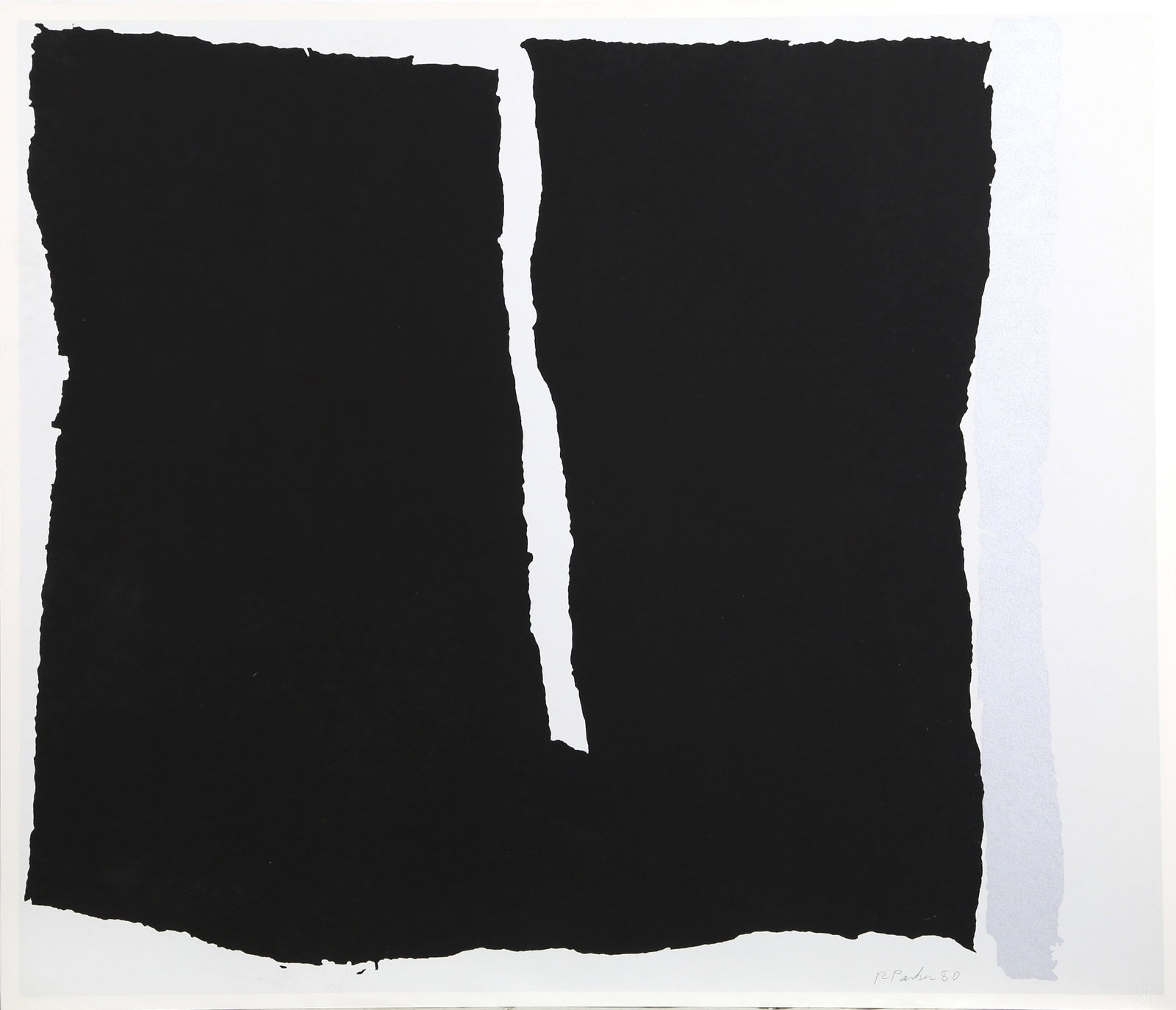 Raymond Parker, Untitled 15, Screenprint: Artist: Raymond Parker, American (1922 - 1990) Title: Untitled 15 Year: 1980 Medium: Screenprint, signed and numbered in pencil Edition: 70 Image Size: 31 x 36 inches Size: 32 x 37.5 in. (81.28 x 95.2