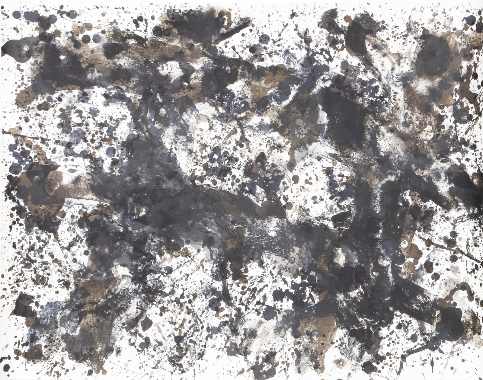 Sam Francis, Dark Plated, Lithograph: Artist: Sam Francis, American (1923 - 1994) Title: Dark Plated Year: 1973 Medium: Lithograph on BFK Rives, signed, dated and numbered in pencil Edition: 15/30 Size: 25.25 x 34 in. (64.14 x 86.36 cm) P
