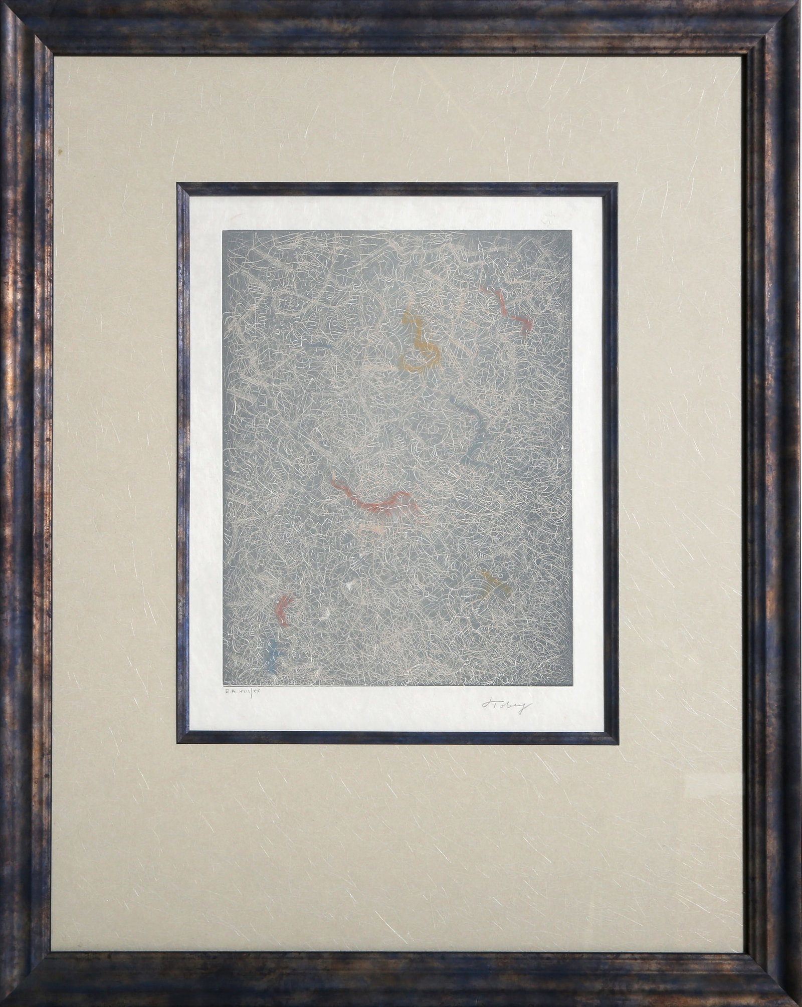 Mark Tobey, Vibrating Surface, Etching (1 of 4)