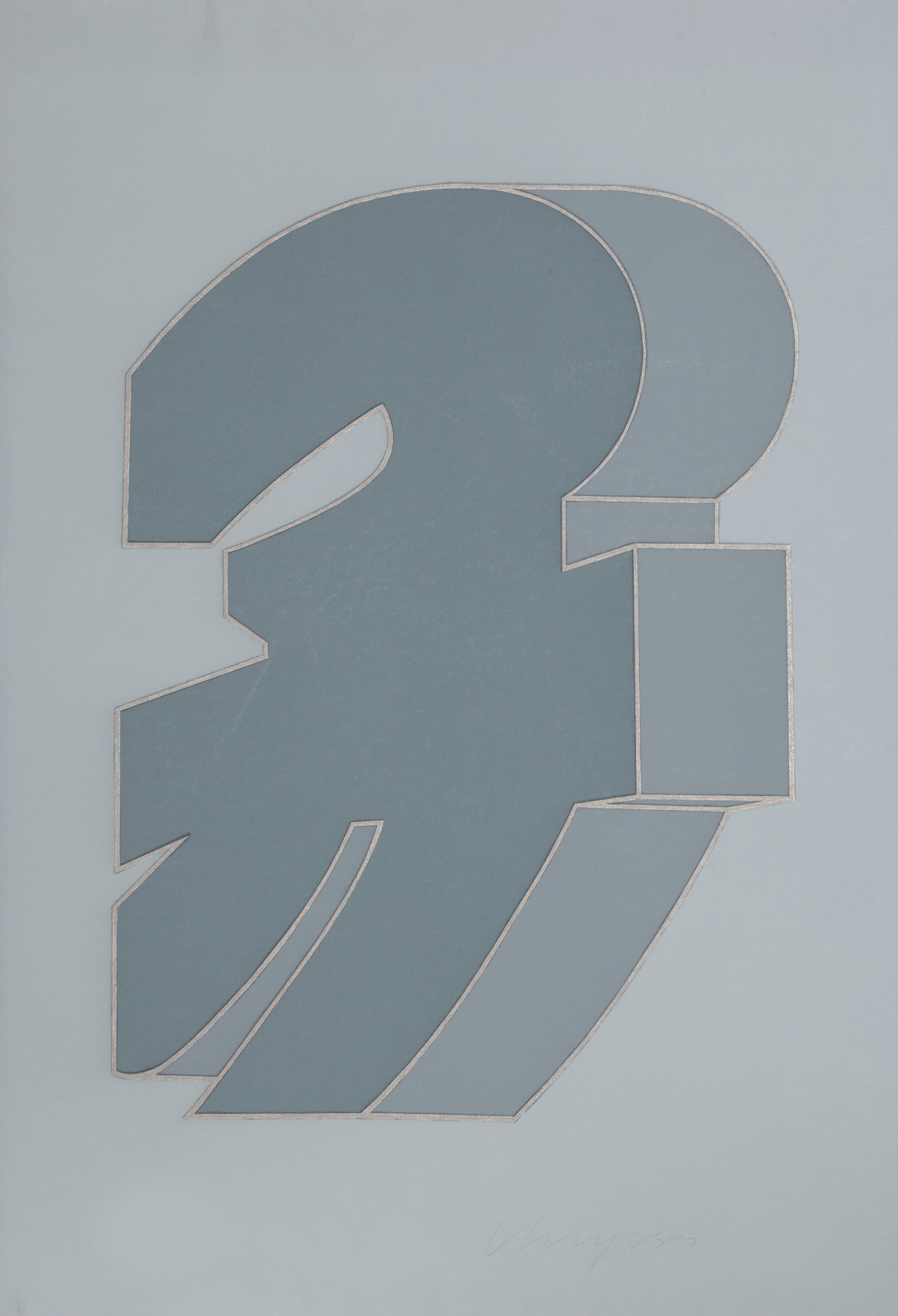 Chryssa, Times Square Fragment #2, Screenprint (1 of 4)